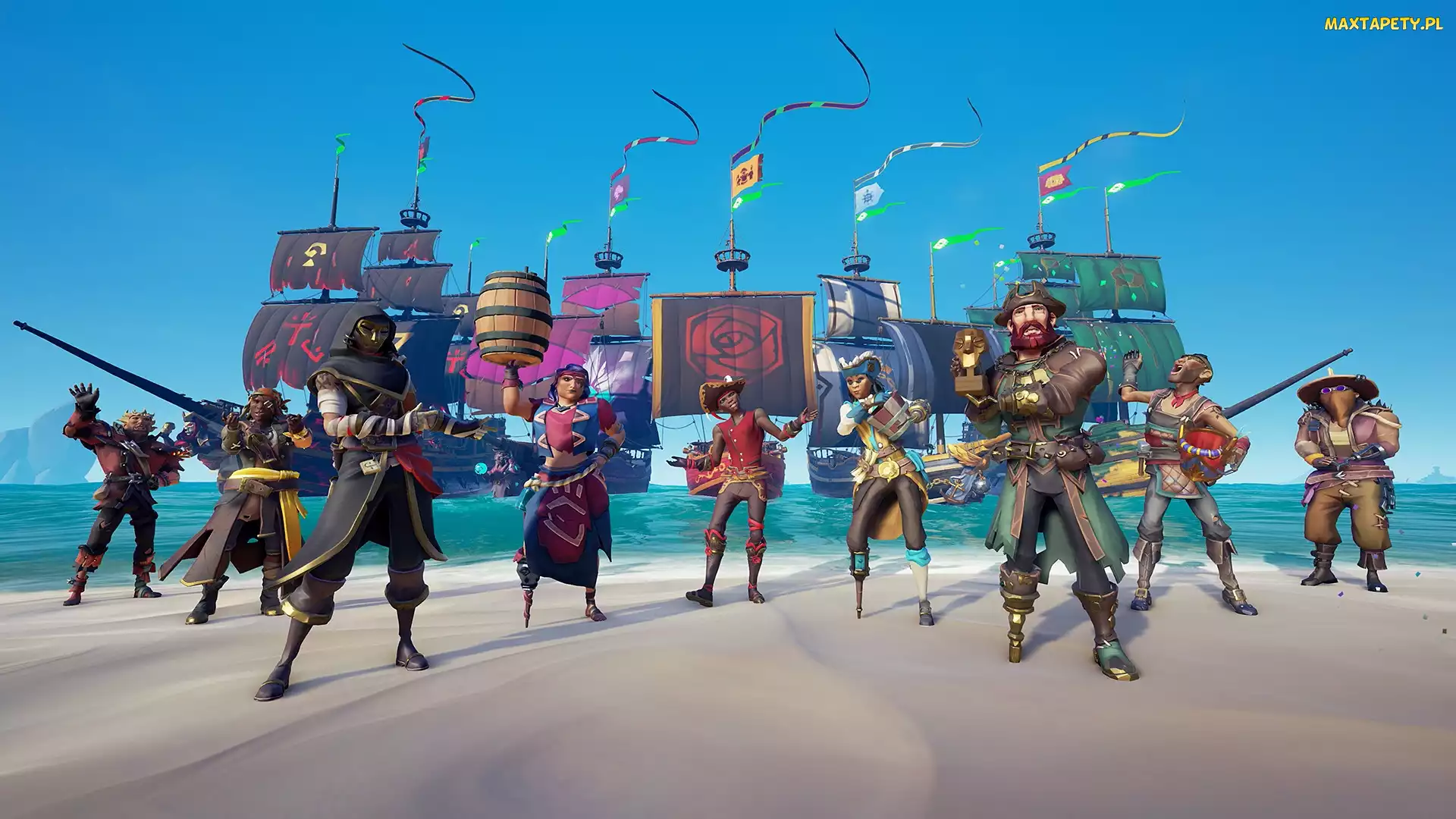 Sea of Thieves, Gra, Postacie, Statki