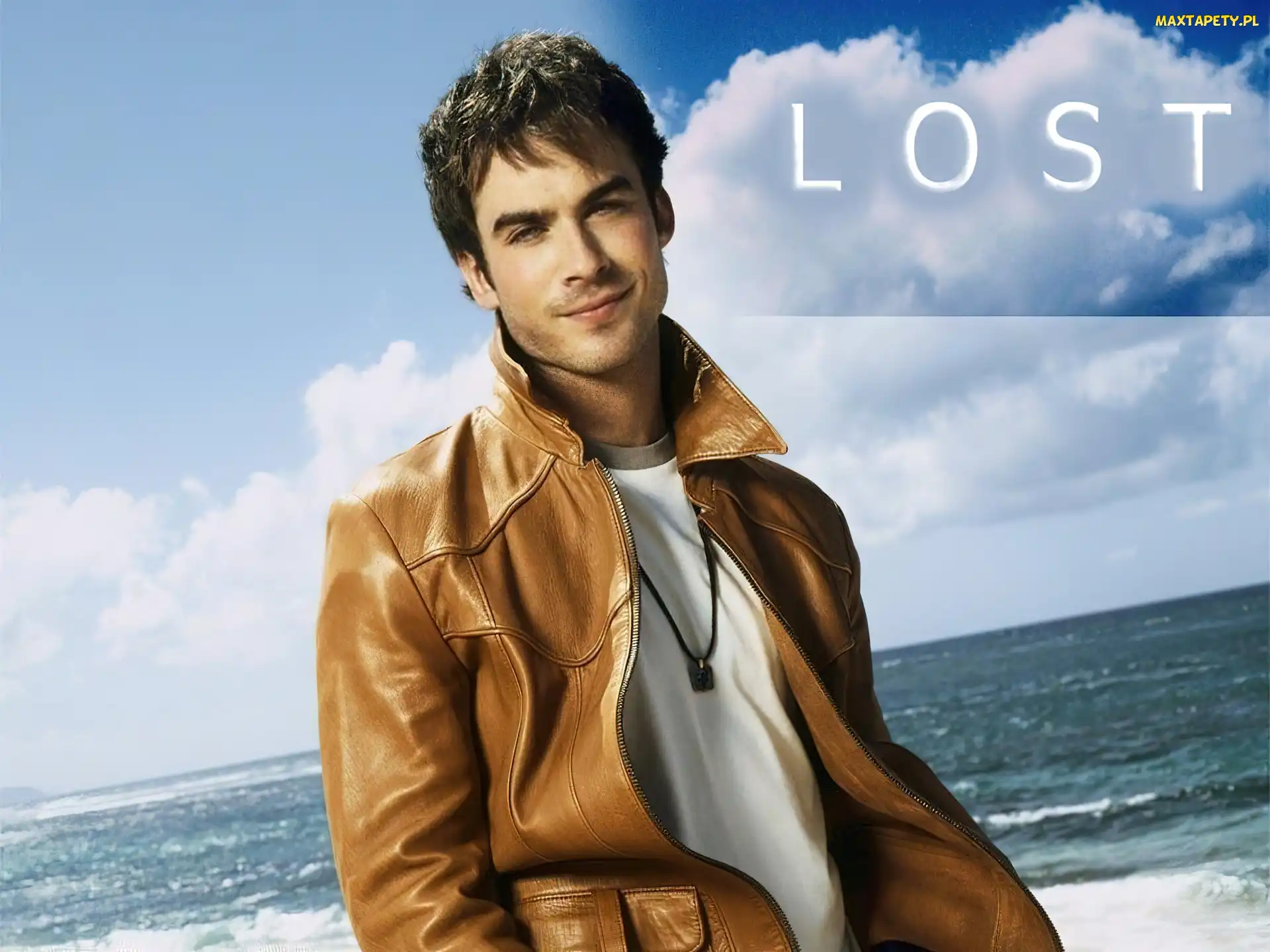 niebo, kurtka, Lost, Serial, Zagubieni, Ian Somerhalder