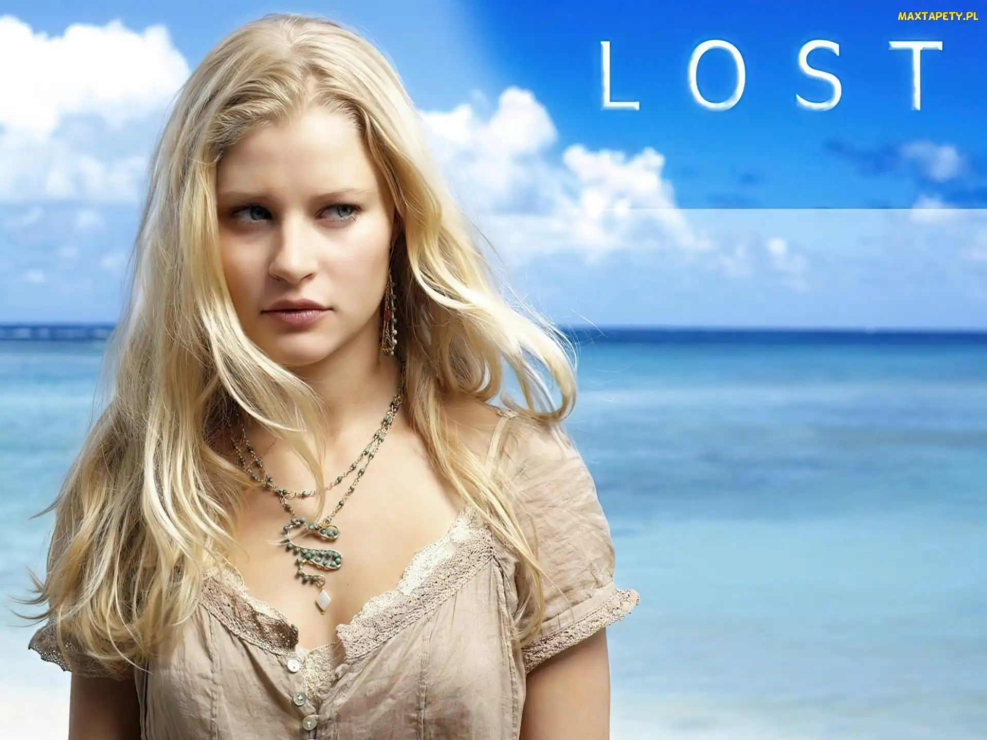 ocean, blondynka, Lost, Serial, Zagubieni, Emilie Ravin