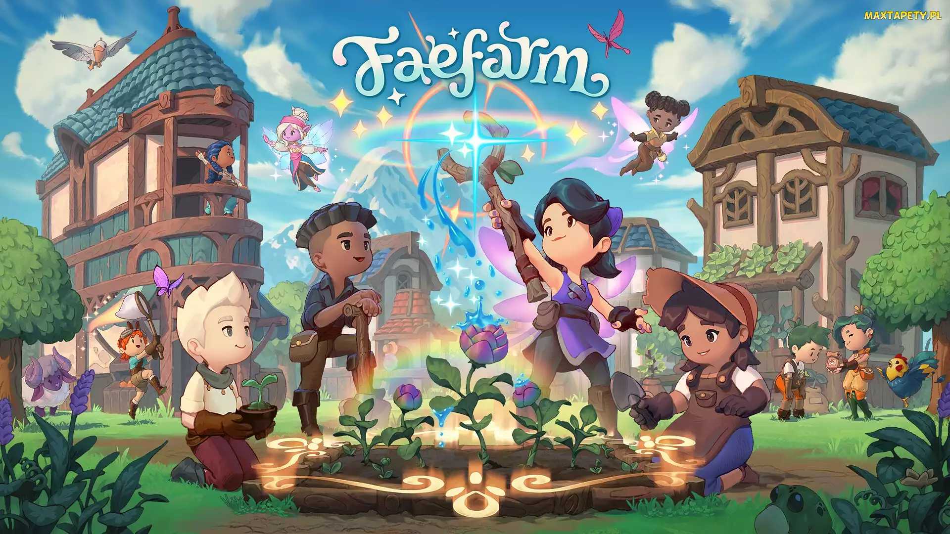 Plakat, Fae Farm, Postacie, Gra