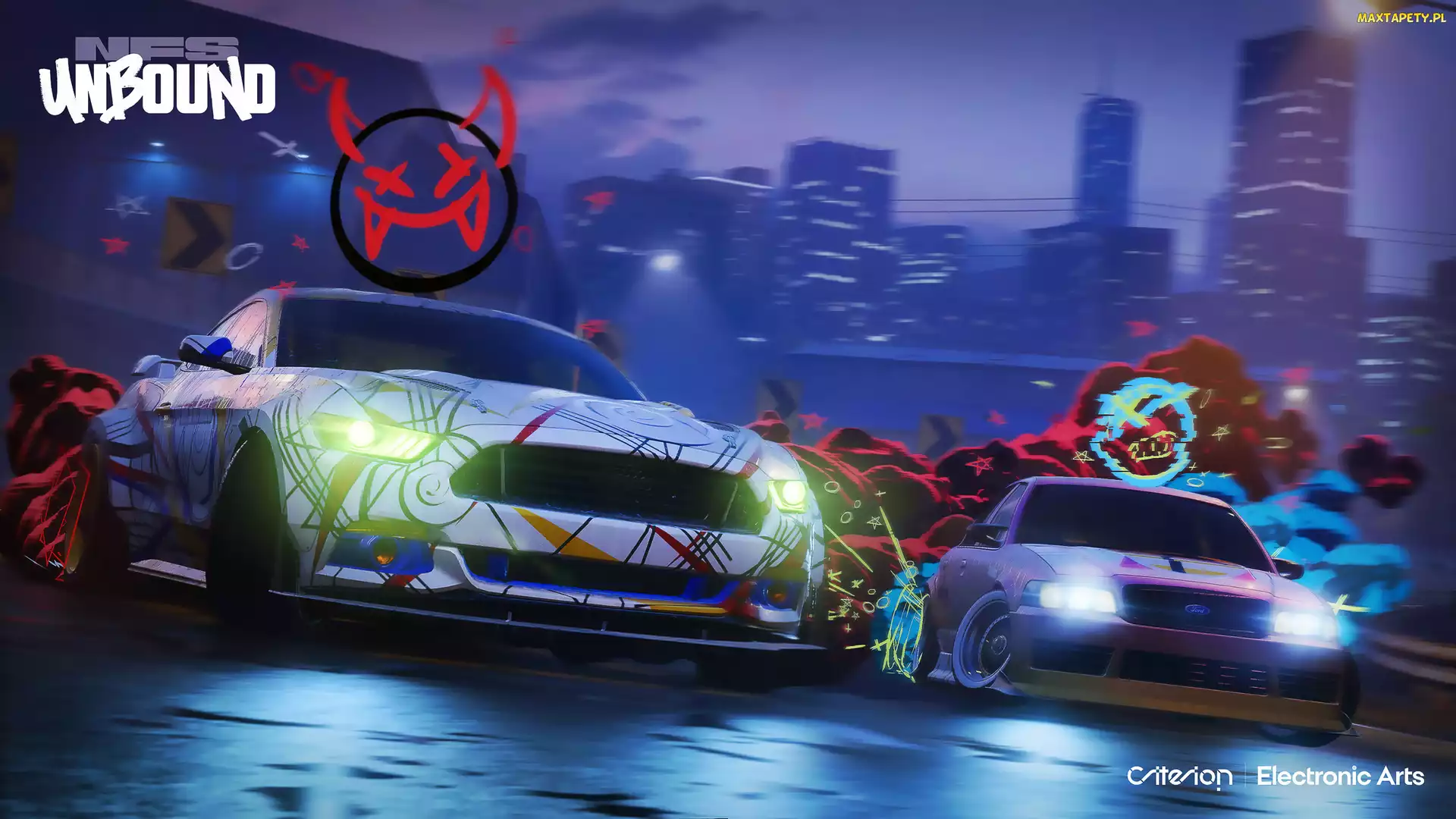 Plakat, Wyścig, Need for Speed Unbound, Samochody