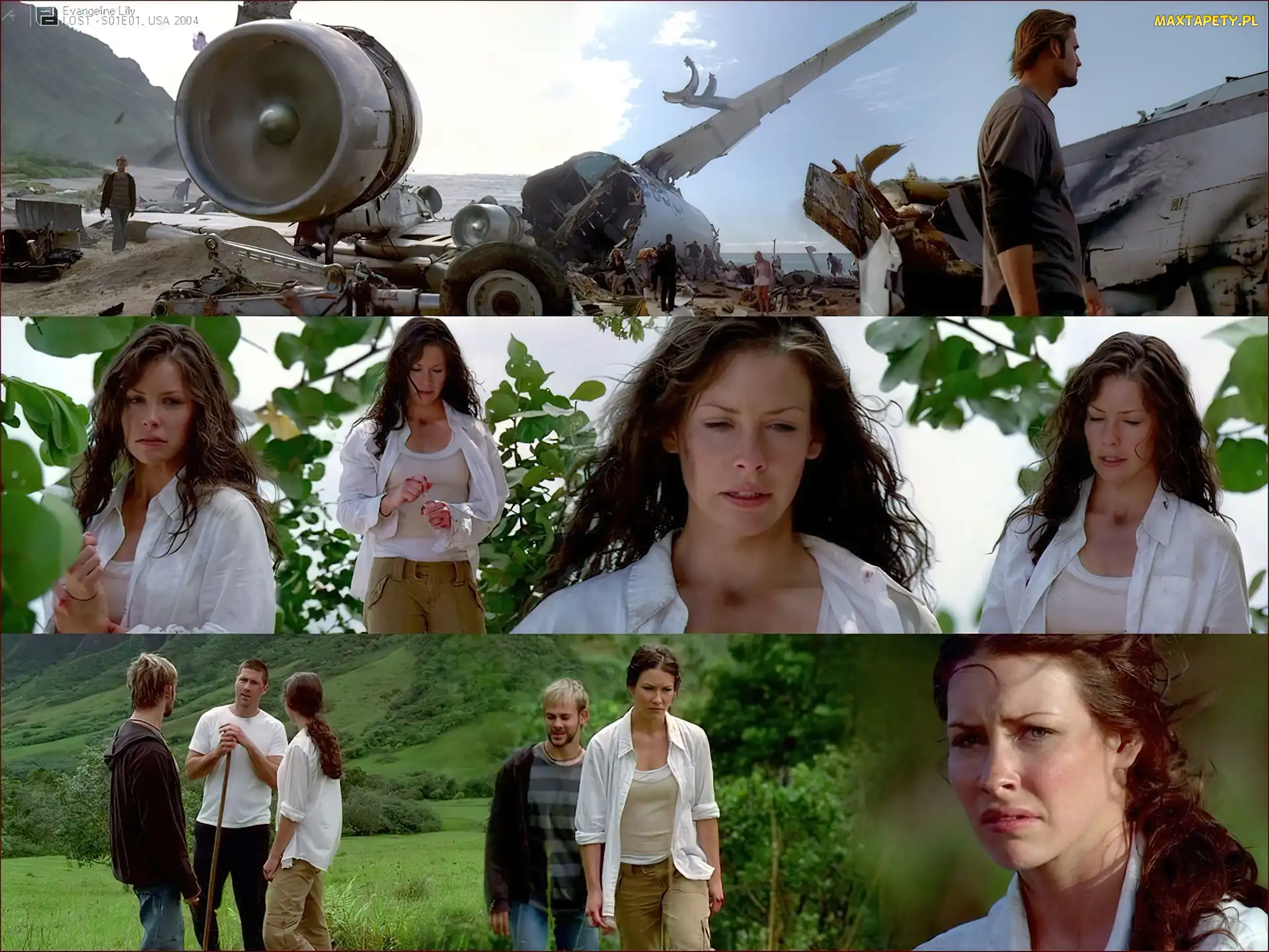 samolot, rozbity, Lost, Serial, Zagubieni, Evangeline Lilly