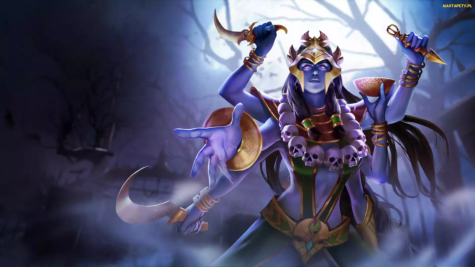 Broń, Czaszki, Postać, Arena of Valor, Kaali Maa, Ręce