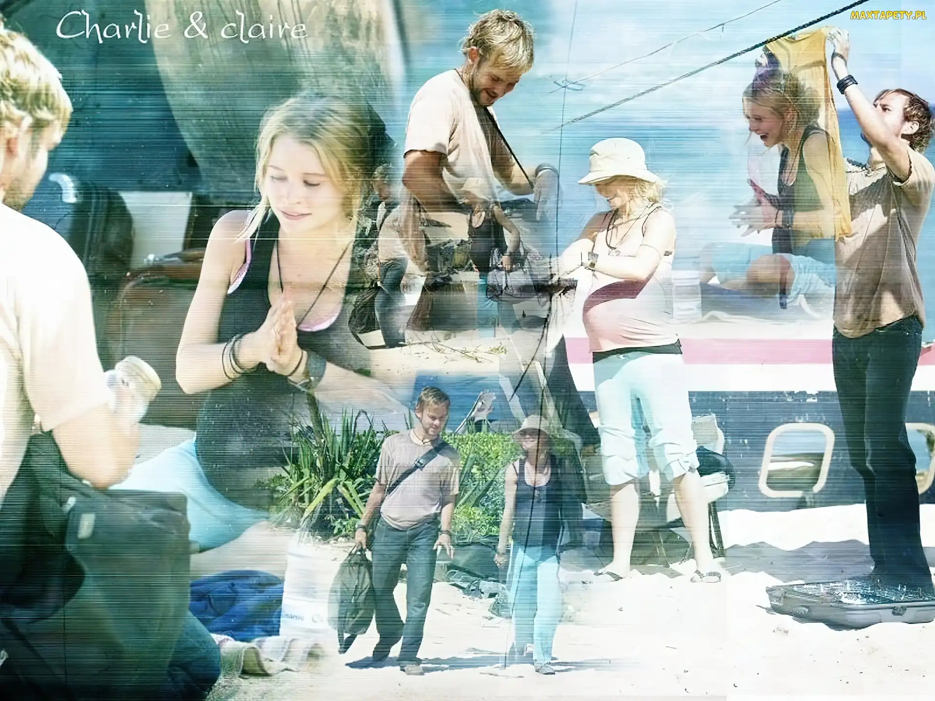 radość, Dominic Monaghan, Lost, Serial, Zagubieni, Emilie Ravin