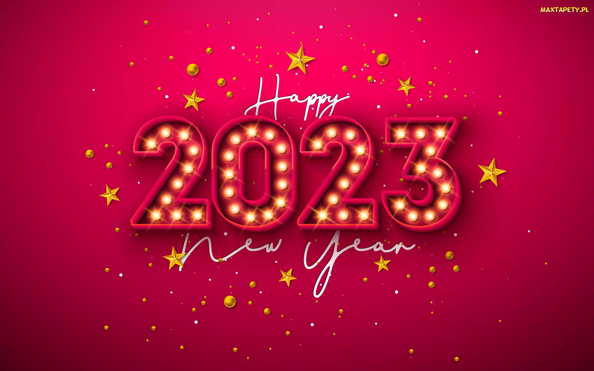 2023, Gwiazdki, Szczęśliwego Nowego Roku, Życzenia, Nowy Rok