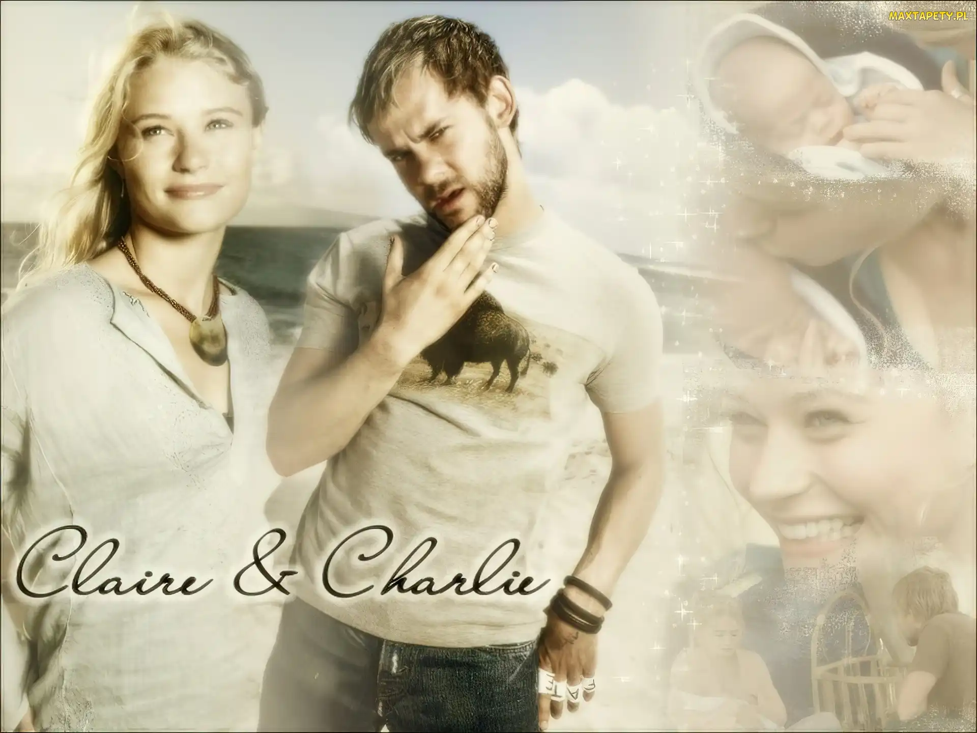 Serial, Lost, bobas, Dominic Monaghan, Emilie Ravin, Zagubieni