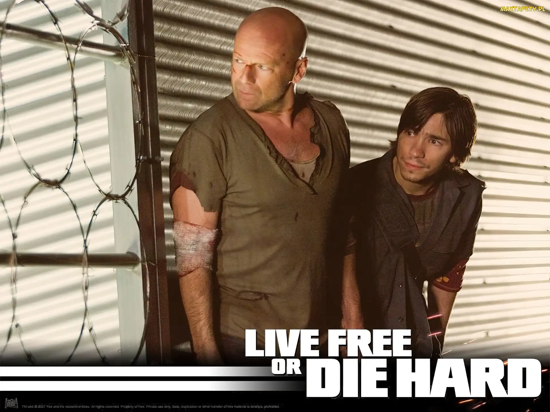 Justin Long, Bruce Willis, Live Free Or Die Hard