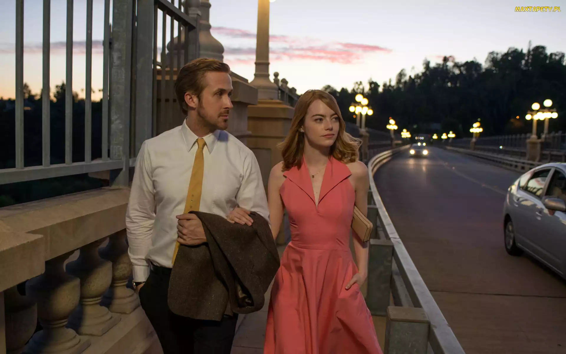 Emma Stone, Aktorka, La La Land, Film, Aktor, Ryan Gosling