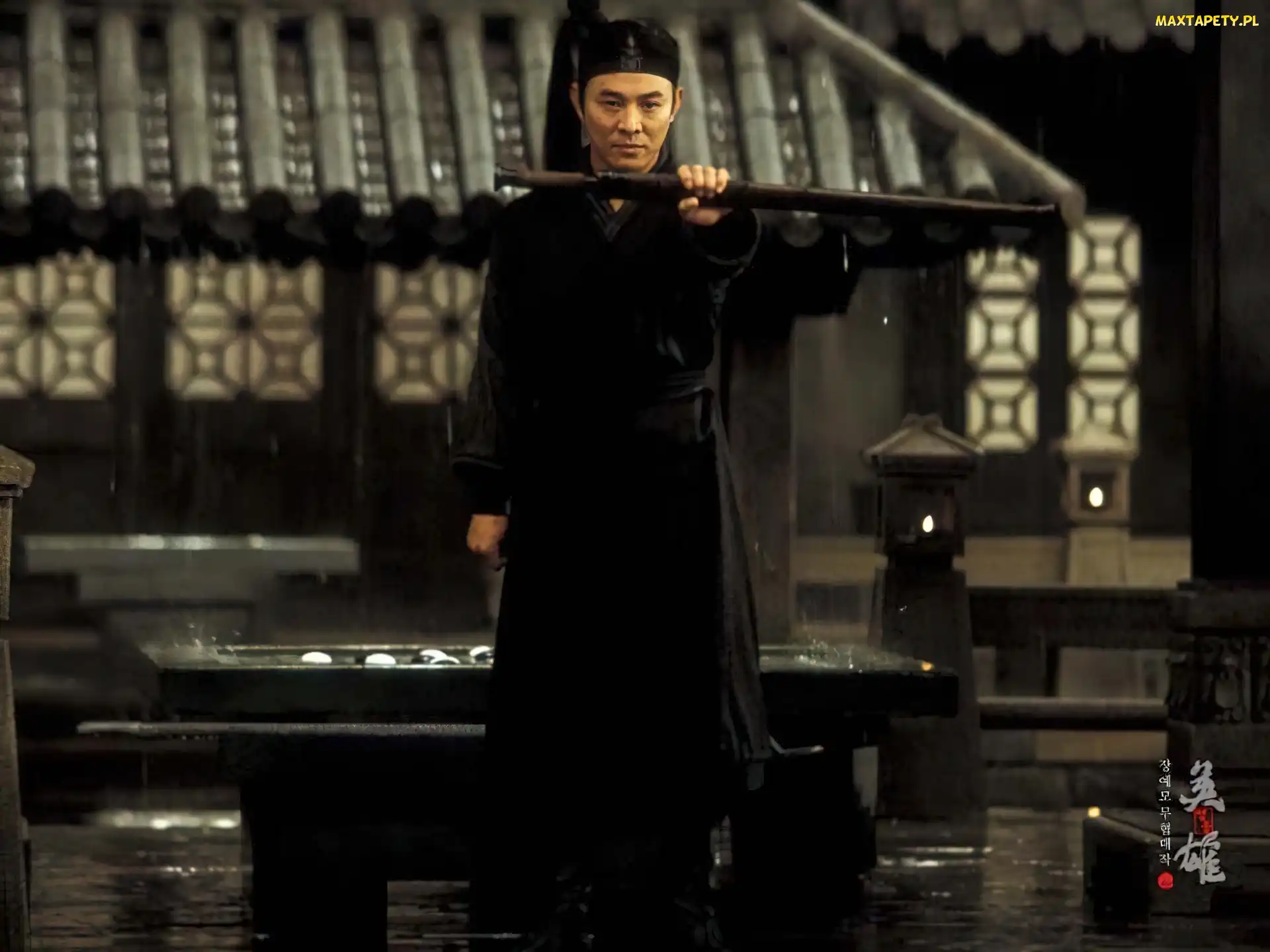 Jet Li, deszcz, Hero