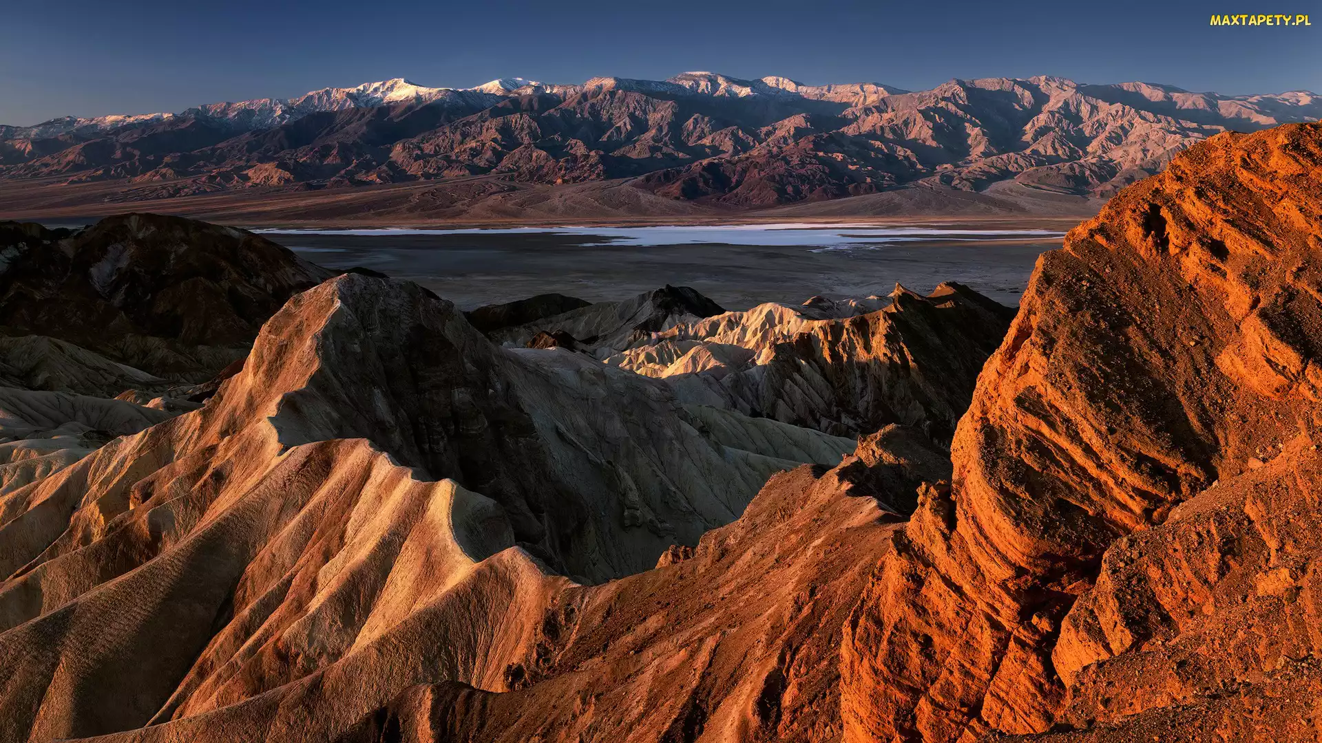 Stany Zjednoczone, Kalifornia, Skały, Góry, Park Narodowy Doliny Śmierci, Park Narodowy Death Valley