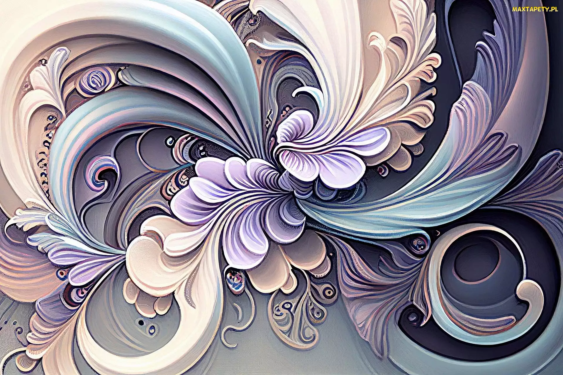 Grafika AI, Ornament, Kwiaty