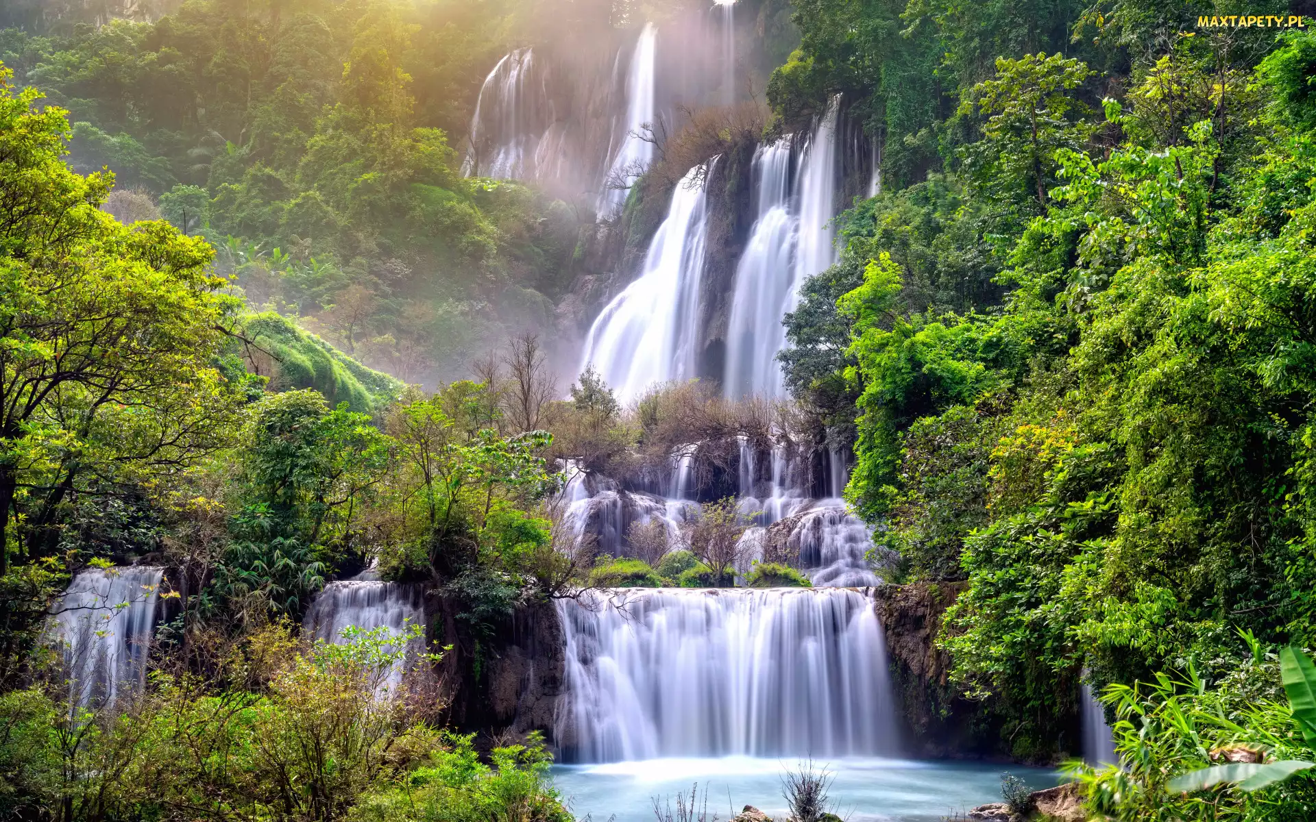 Mae Klong, Rzeka, Prowincja Tak, Tajlandia, Wodospad Thi Lo Su, Las