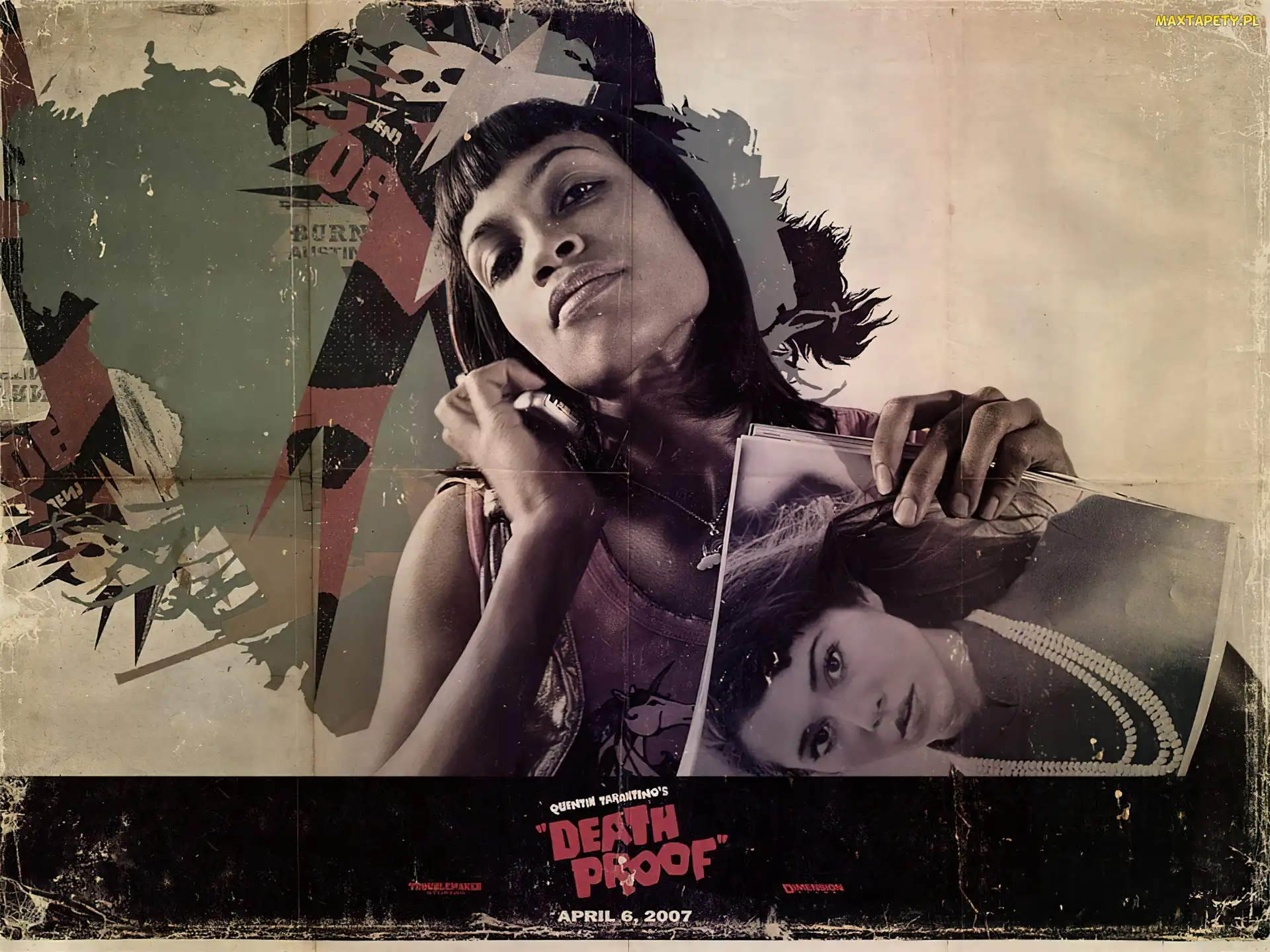 Grindhouse, gazeta, kobieta