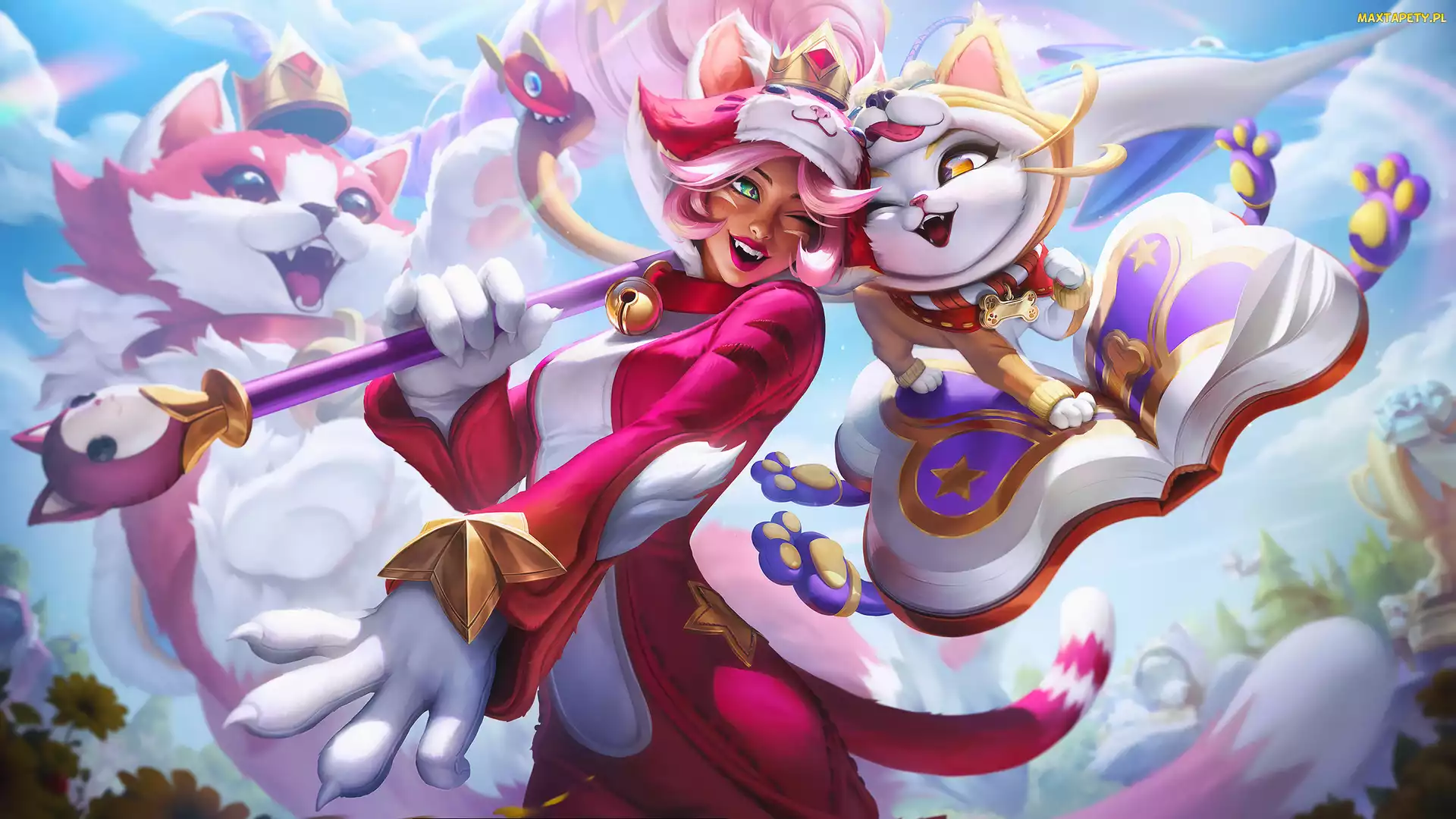 Yuumi, Nidalee, League of Legends, April Fools, Postacie, Gra, Cats vs Dogs