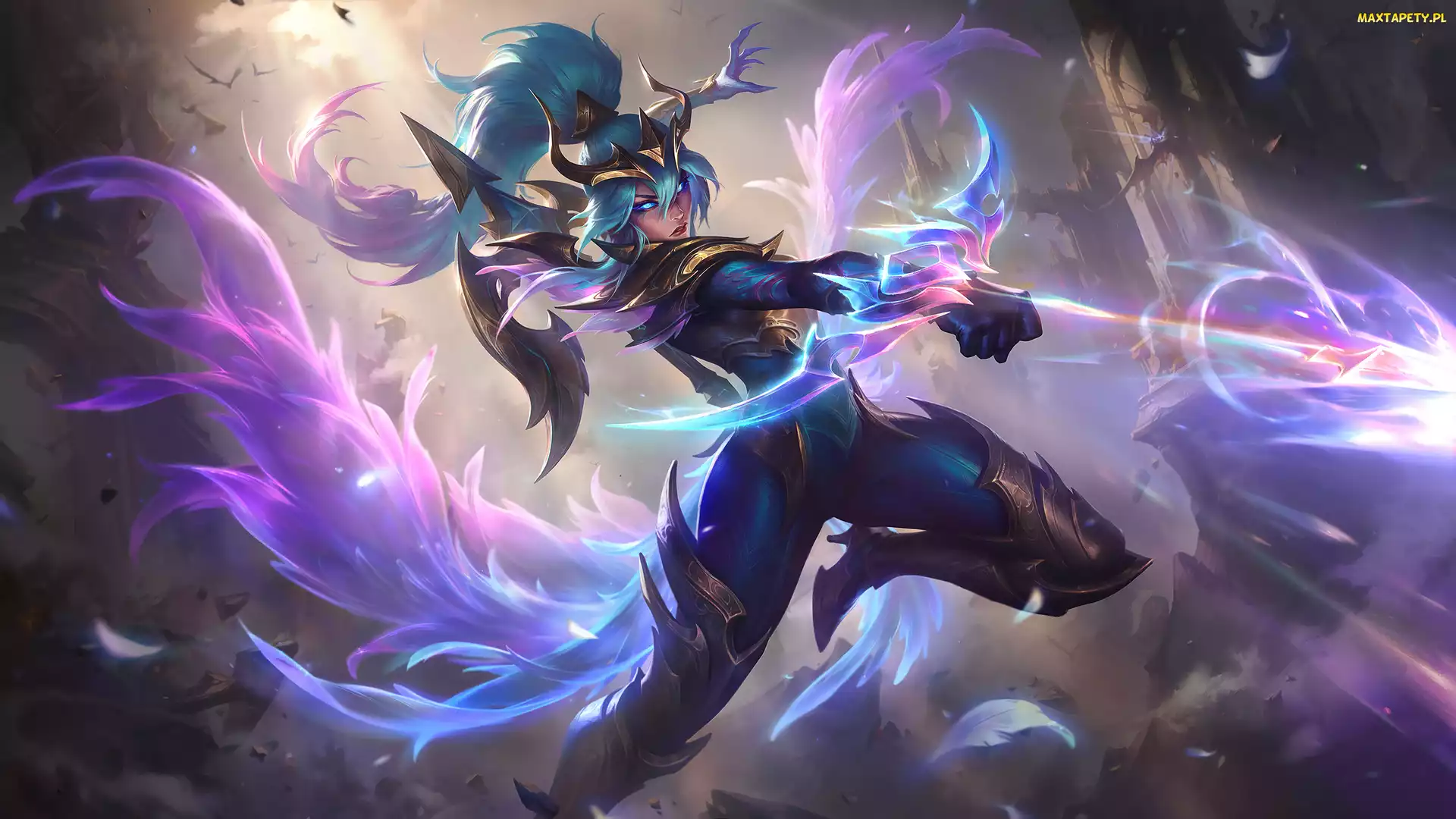 Łuk, Łuczniczka, League of Legends Warrior of Order, Gra, Postać, Vayne