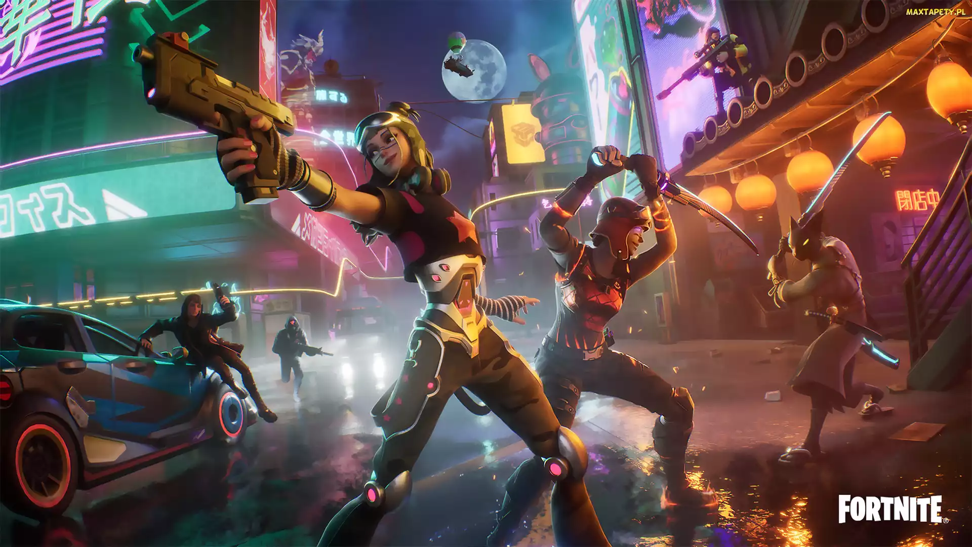 Fortnite Renegade Runner Cool, Postacie, Gra