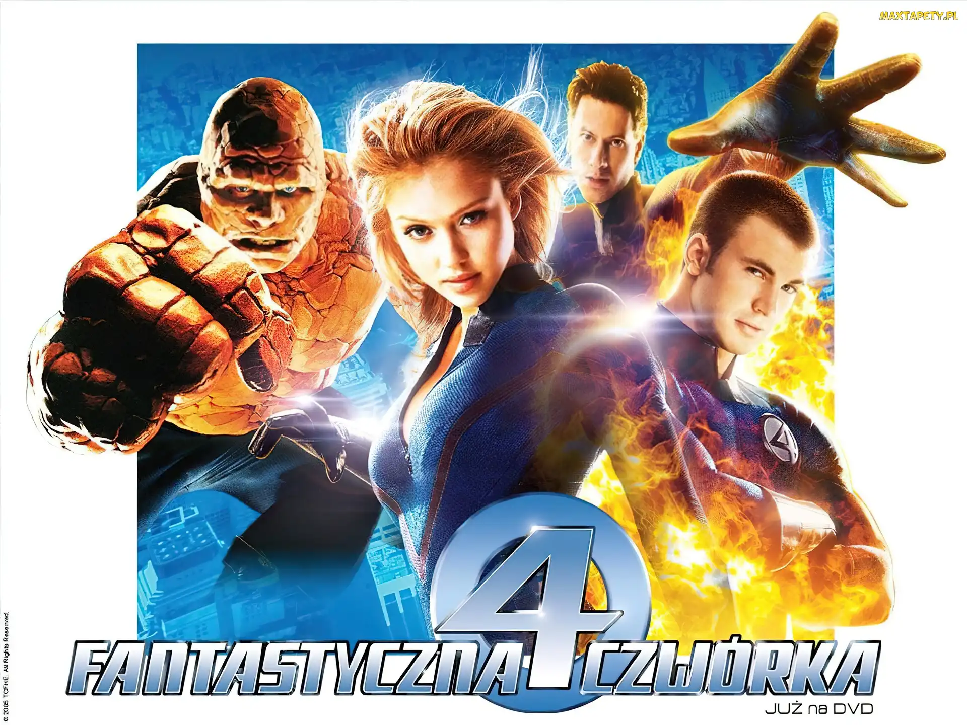 Chris Evans, Michael Chiklis, Ioan Gruffudd, Jessica Alba, Fantastic Four 1