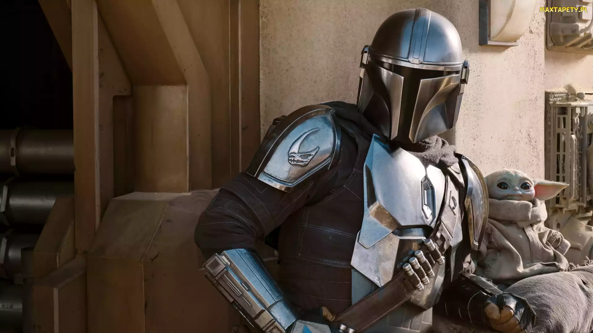 Grogu, Din Djarin, The Mandalorian, Baby Yoda, Mandalorianin, Serial, Postacie