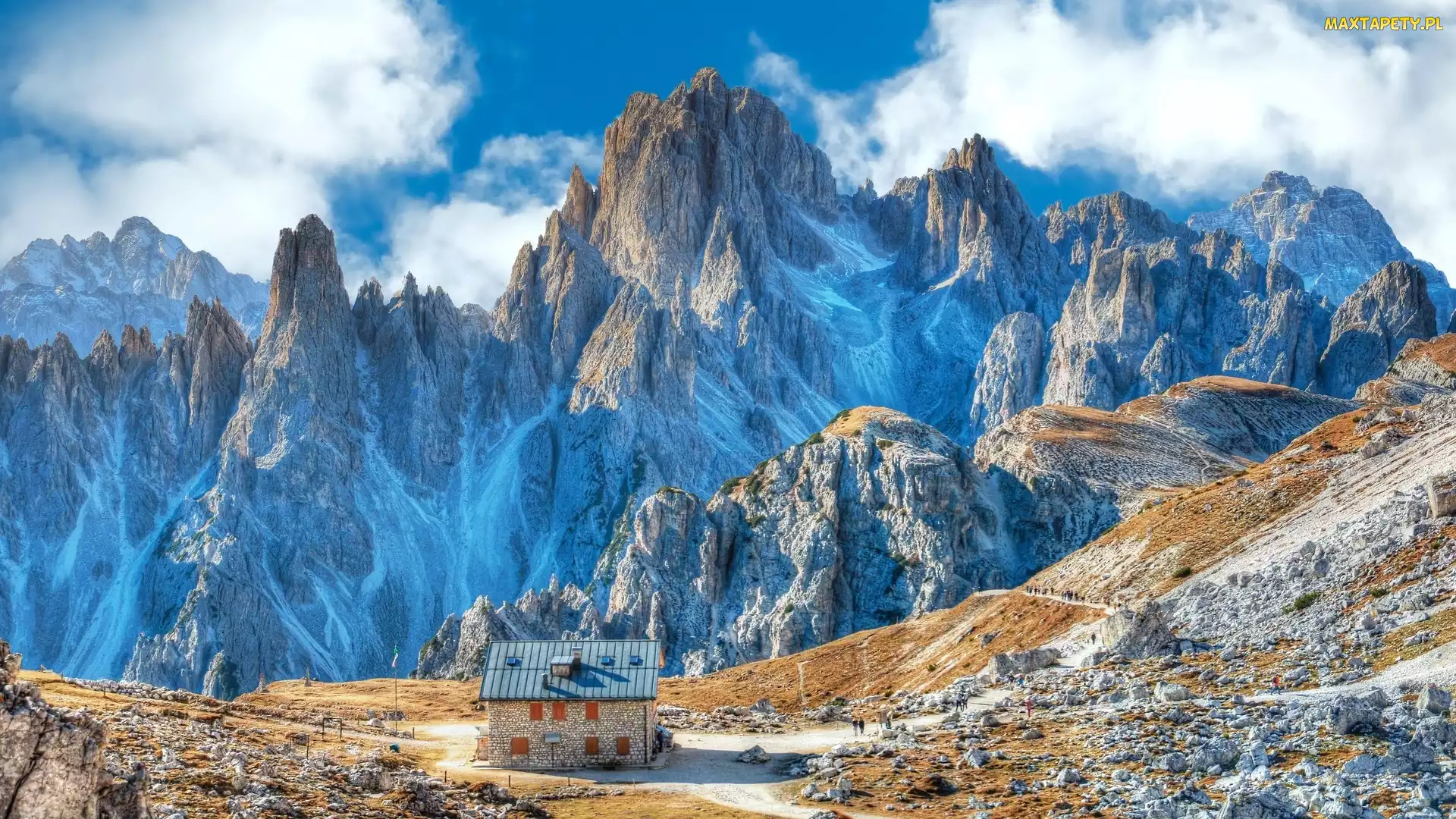 Dolomity, Włochy, Schronisko Auronzo, Dom, Góry