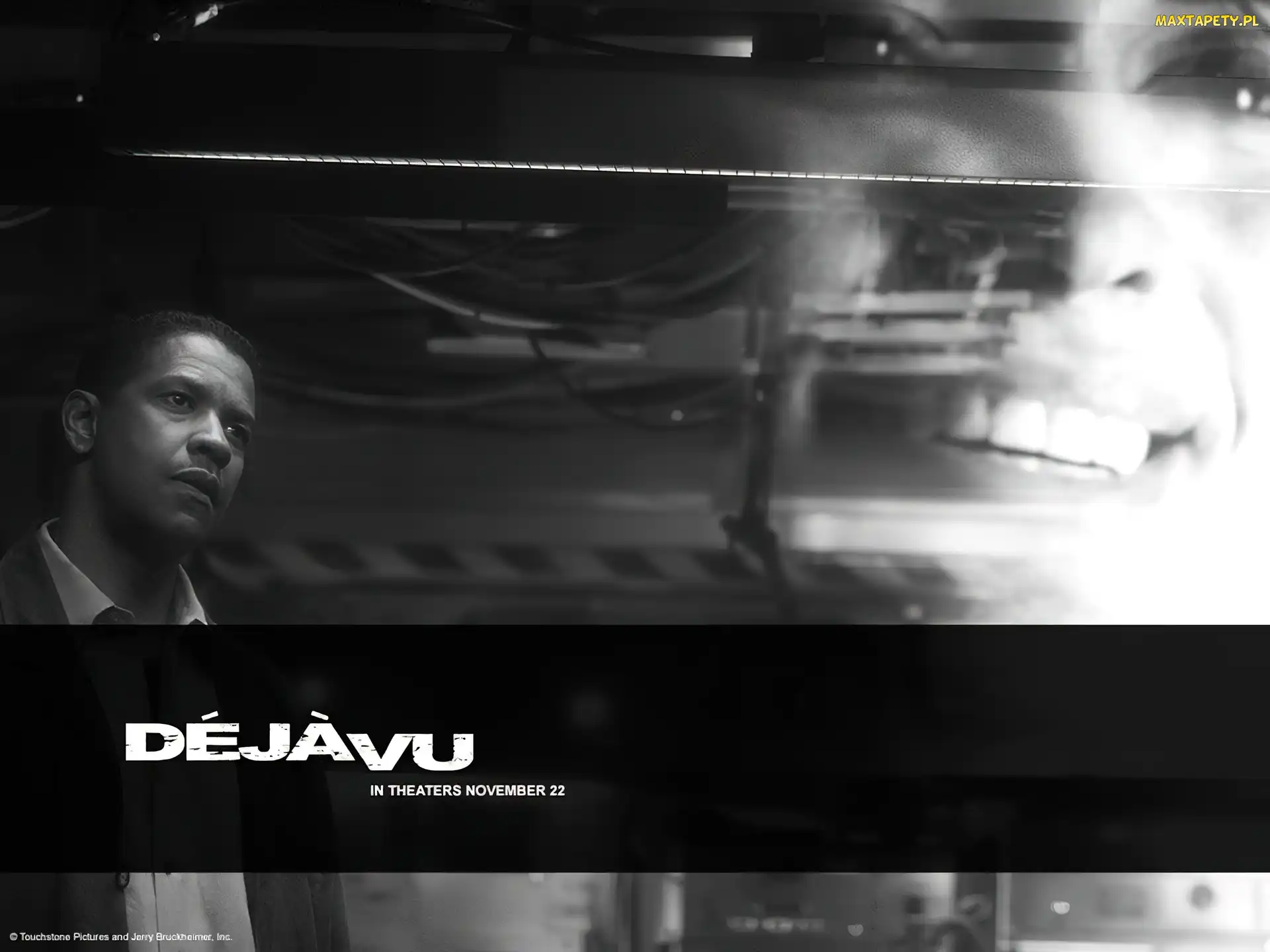 kobieca, twarz, Deja Vu, Denzel Washington