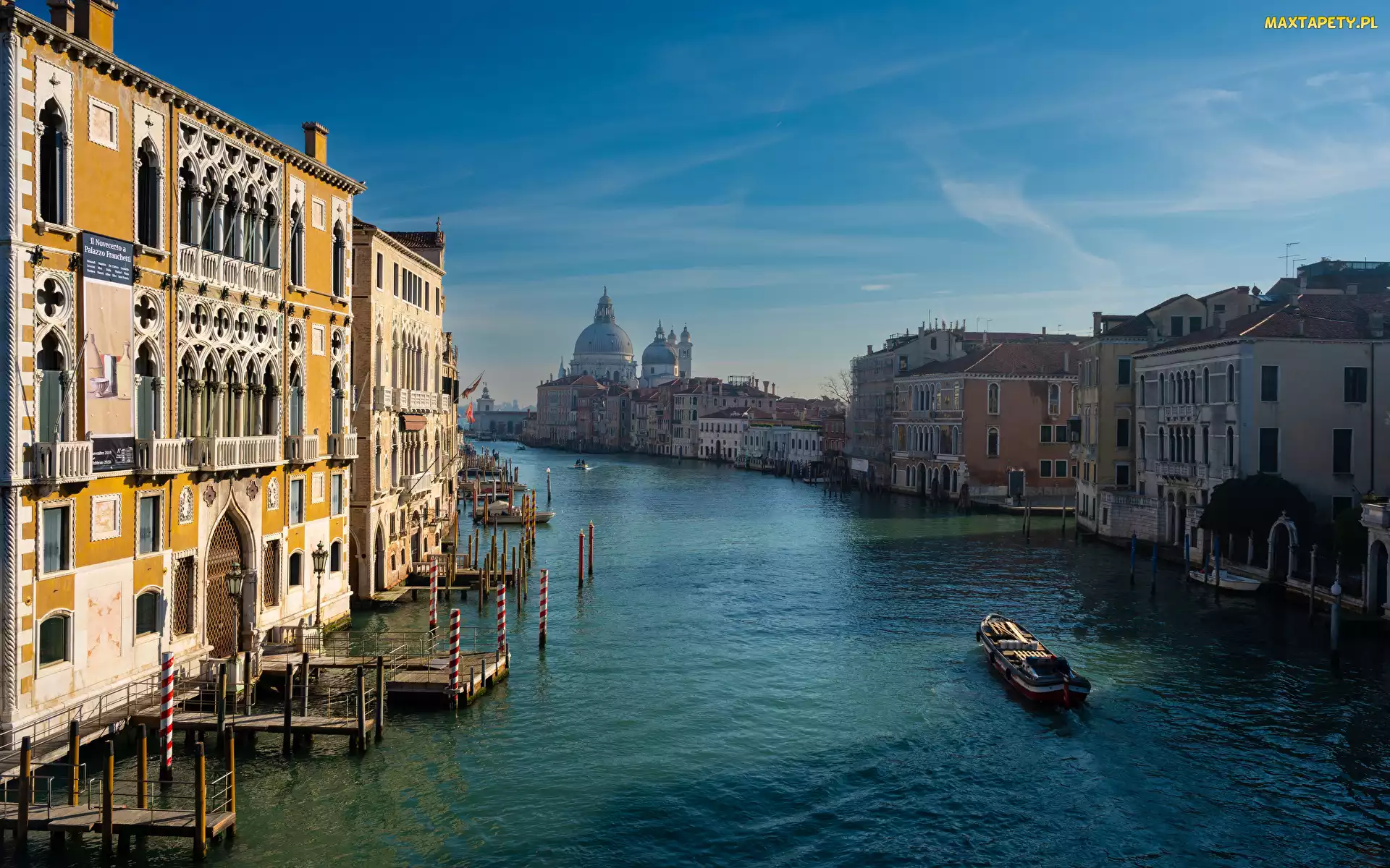 Wenecja, Canal Grande, Kanał, Domy, Włochy