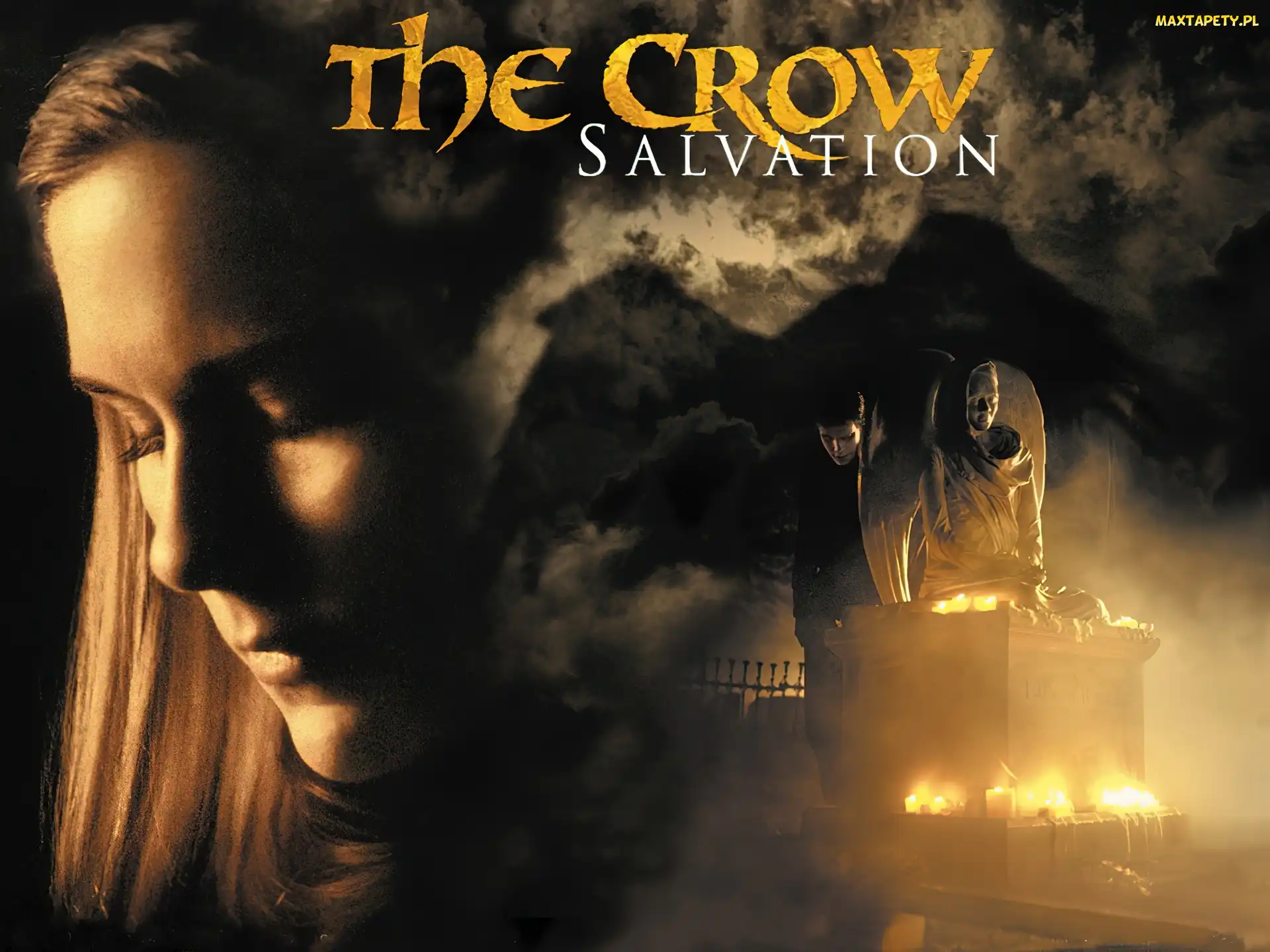 dym, skrzydła, Crow 3 The Salvation, twarz