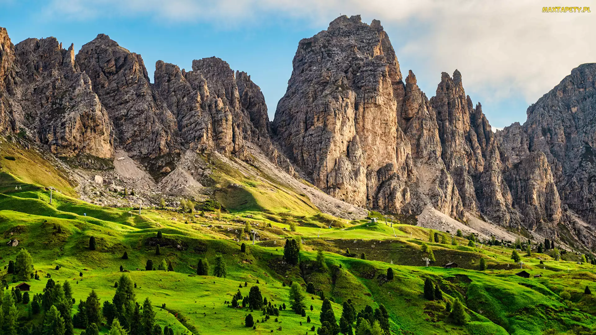 Dolomity, Alpy, Włochy, Góry