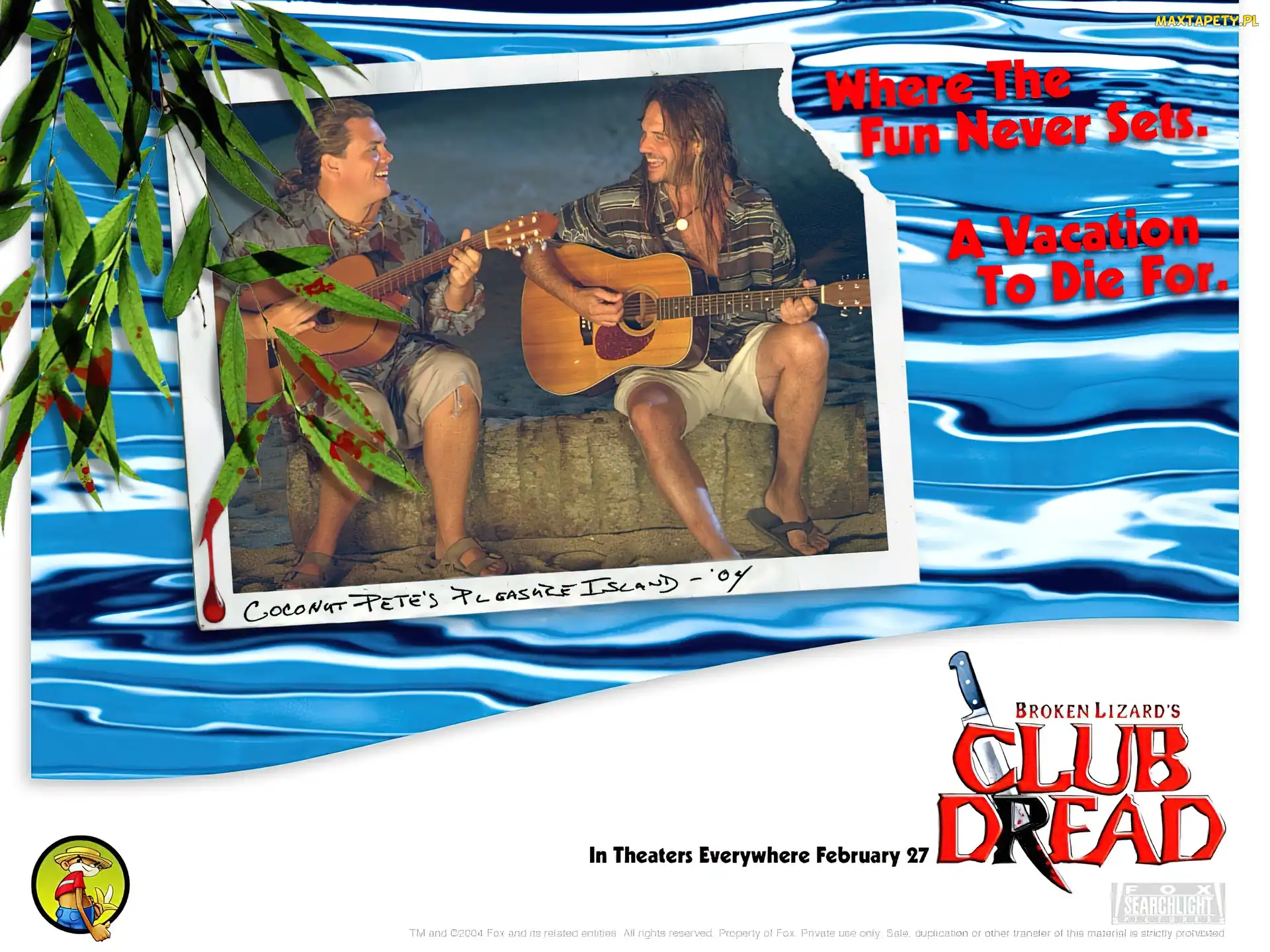 napisy, gitara, Club Dread, mężczyźni