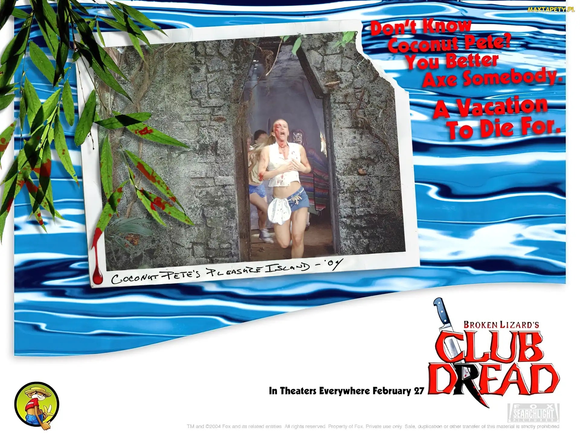 Club Dread, ucieka, krew, dziewczyna