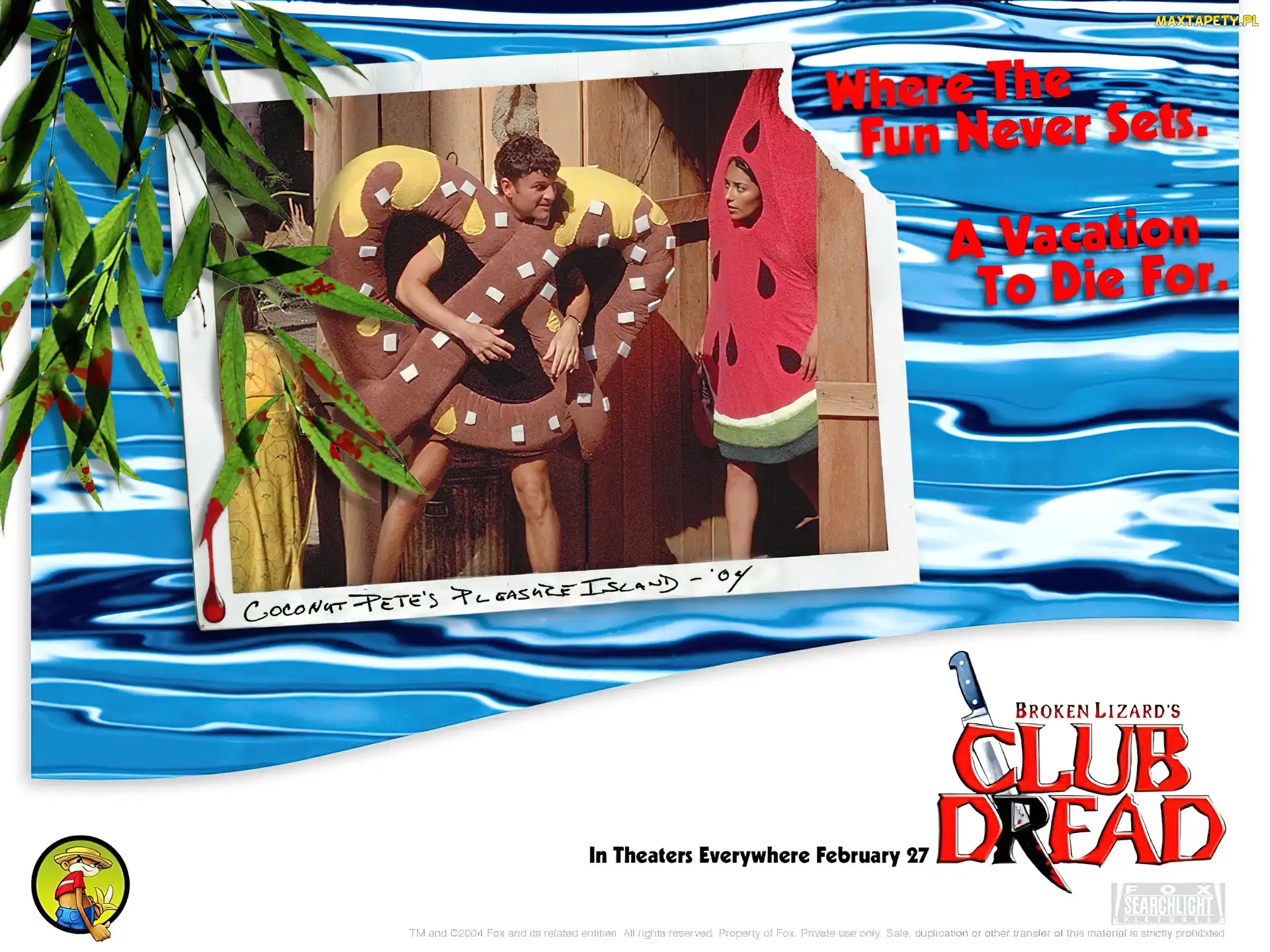 Club Dread, postacie, przebrania