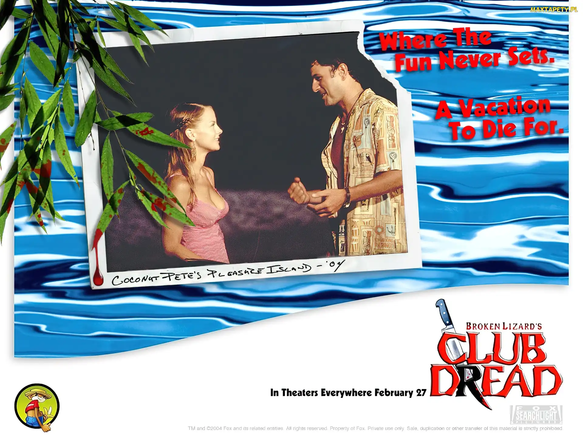 postacie, uśmiech, Club Dread