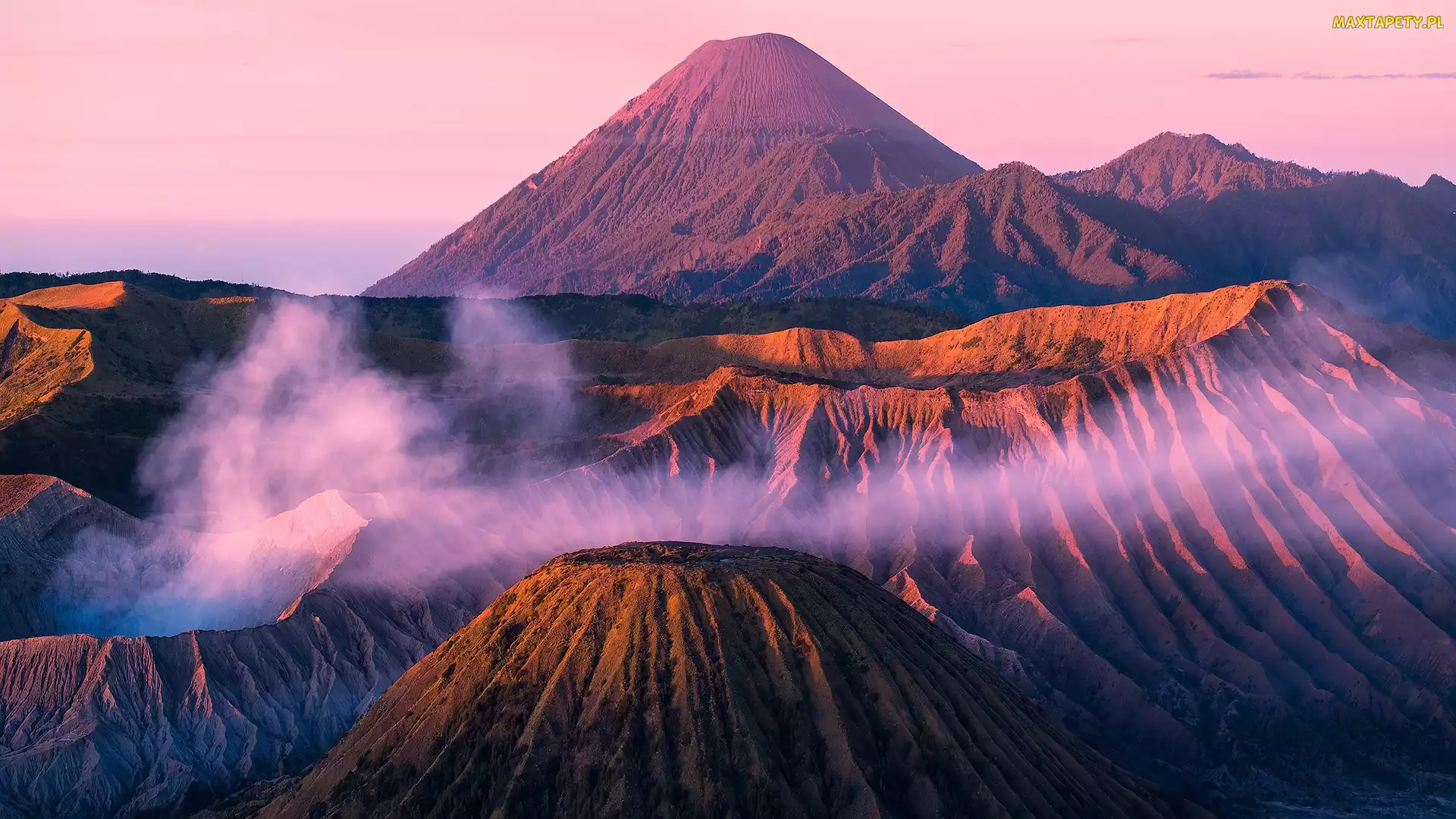Dym, Bromo, Indonezja, Wulkan
