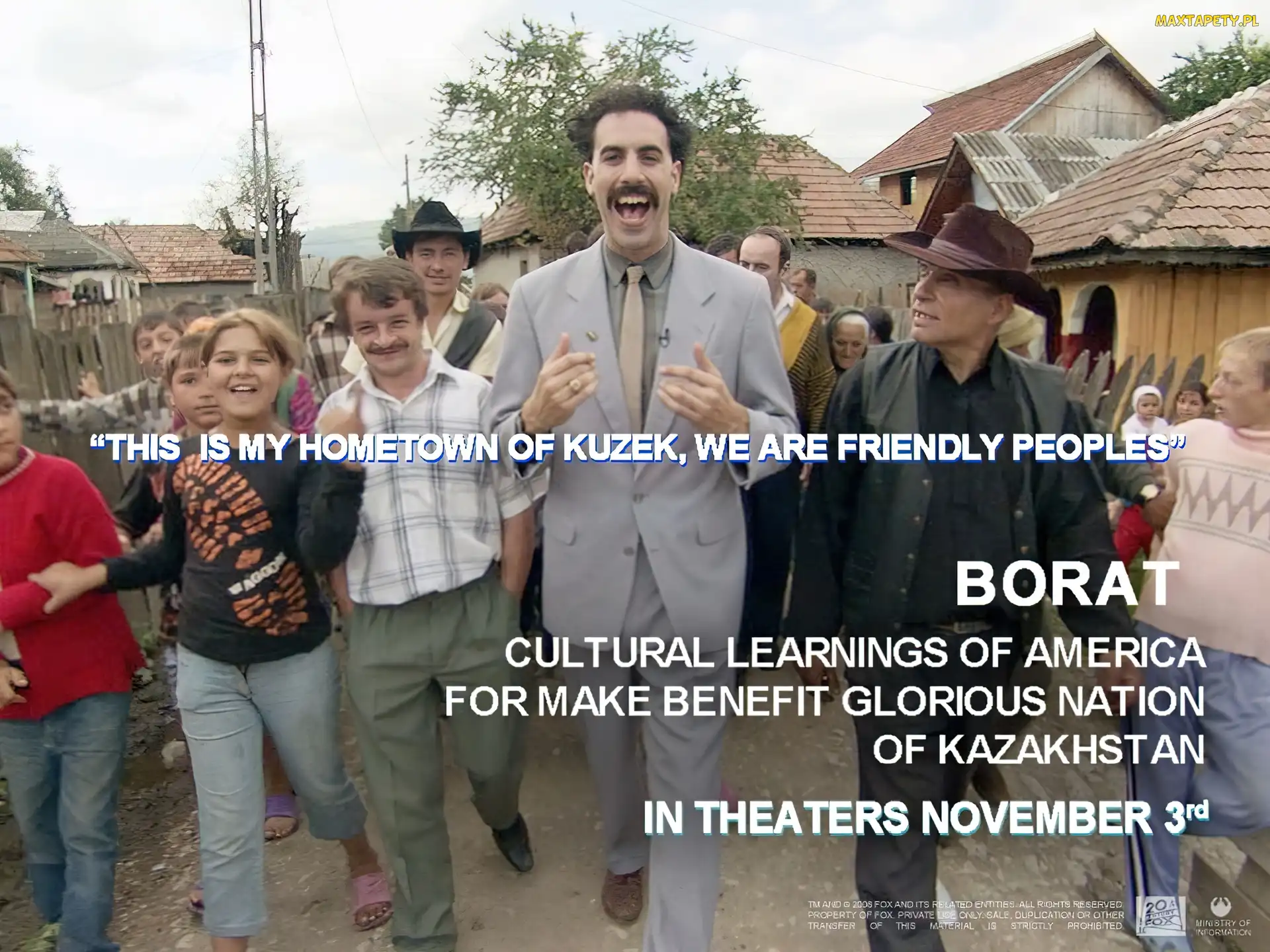 domy, ludzie, Borat, Sacha Baron Cohen