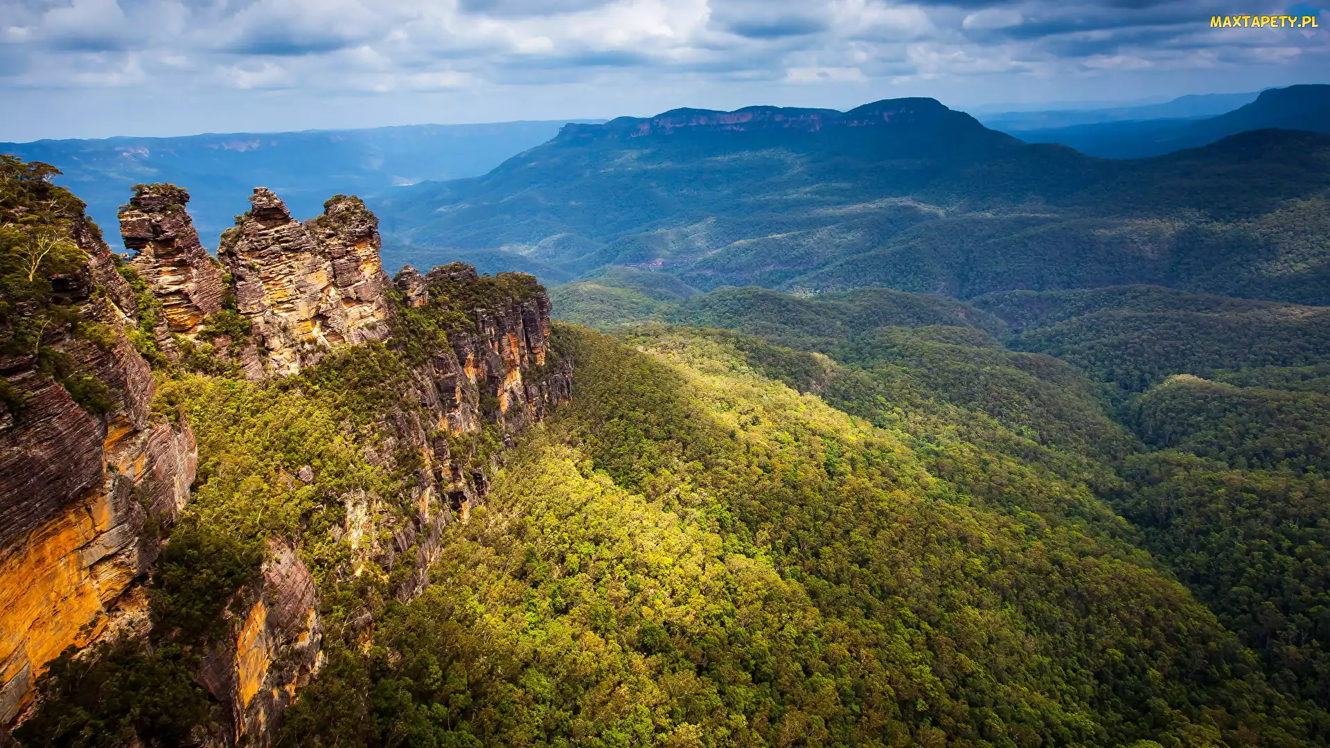 Południowa Walia, Park Narodowy Gór Błękitnych, Skały, Góry Błękitne, Australia