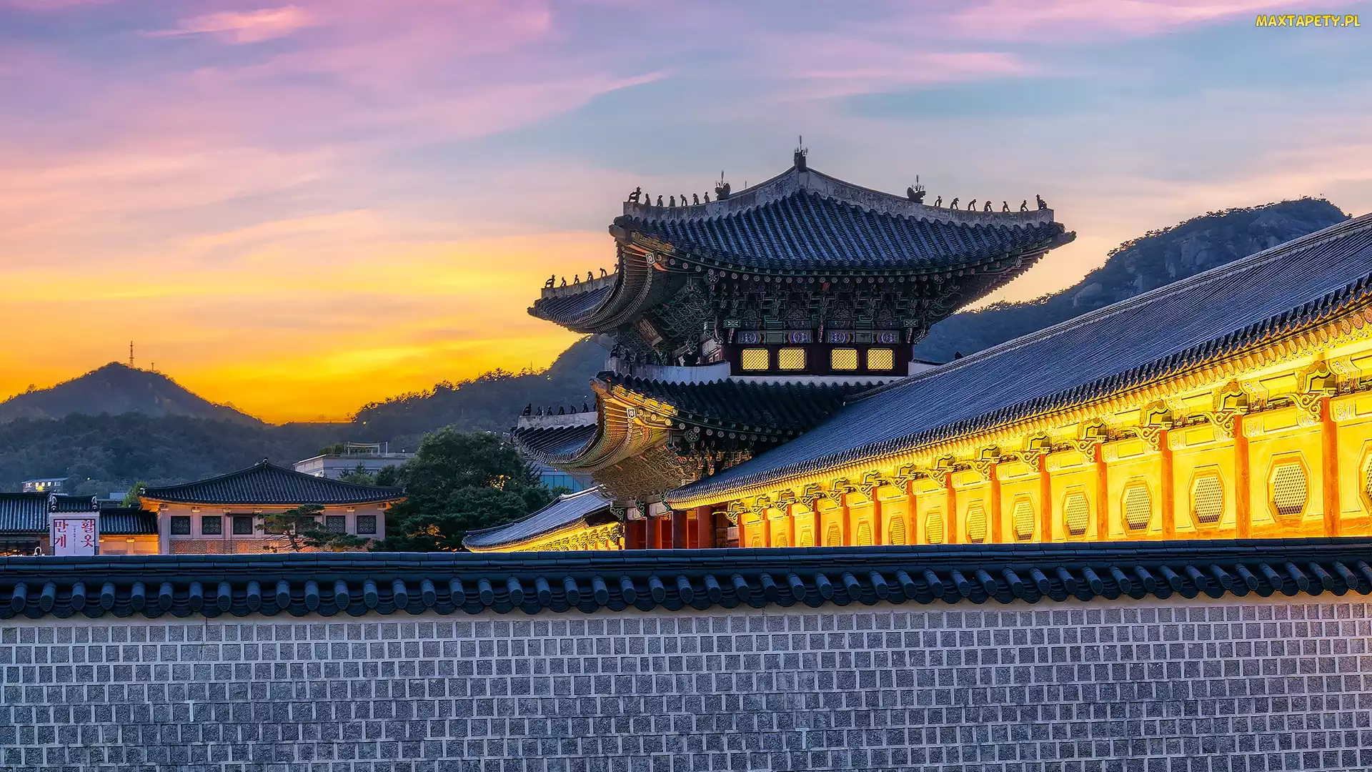 Gyeongbokgung, Pałac Gyeongbok, Korea Południowa, Seul