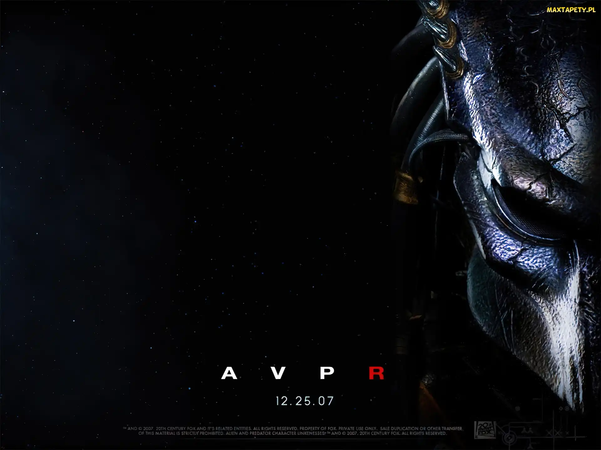 maska, Aliens Vs Predator 2 - Requiem