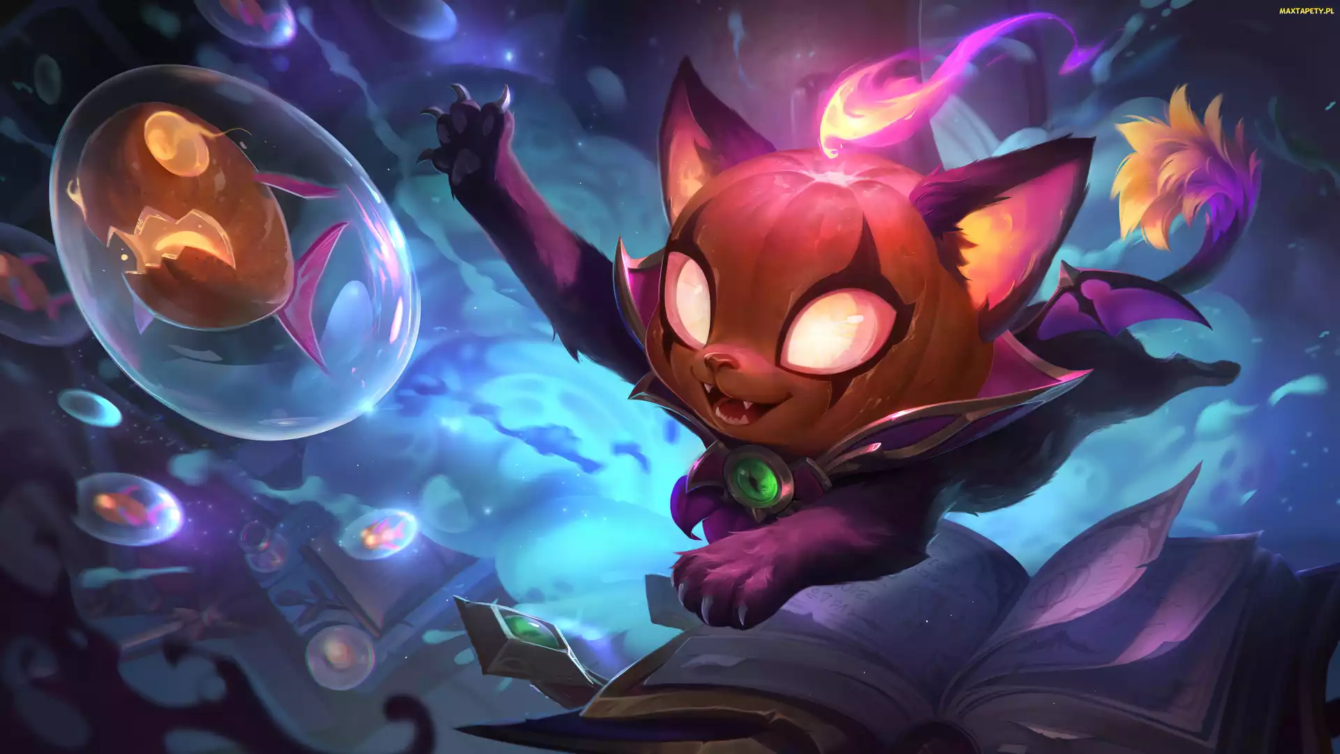 Magiczna Kotka, Czarująca, League of Legends, Gra, Postać, Yuumi