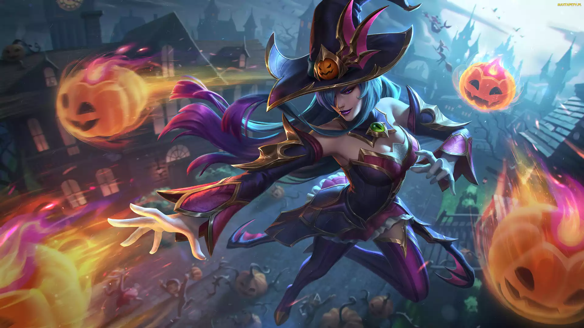 Dynie, Czarodziejka, League of Legends, Gra, Postać, Syndra