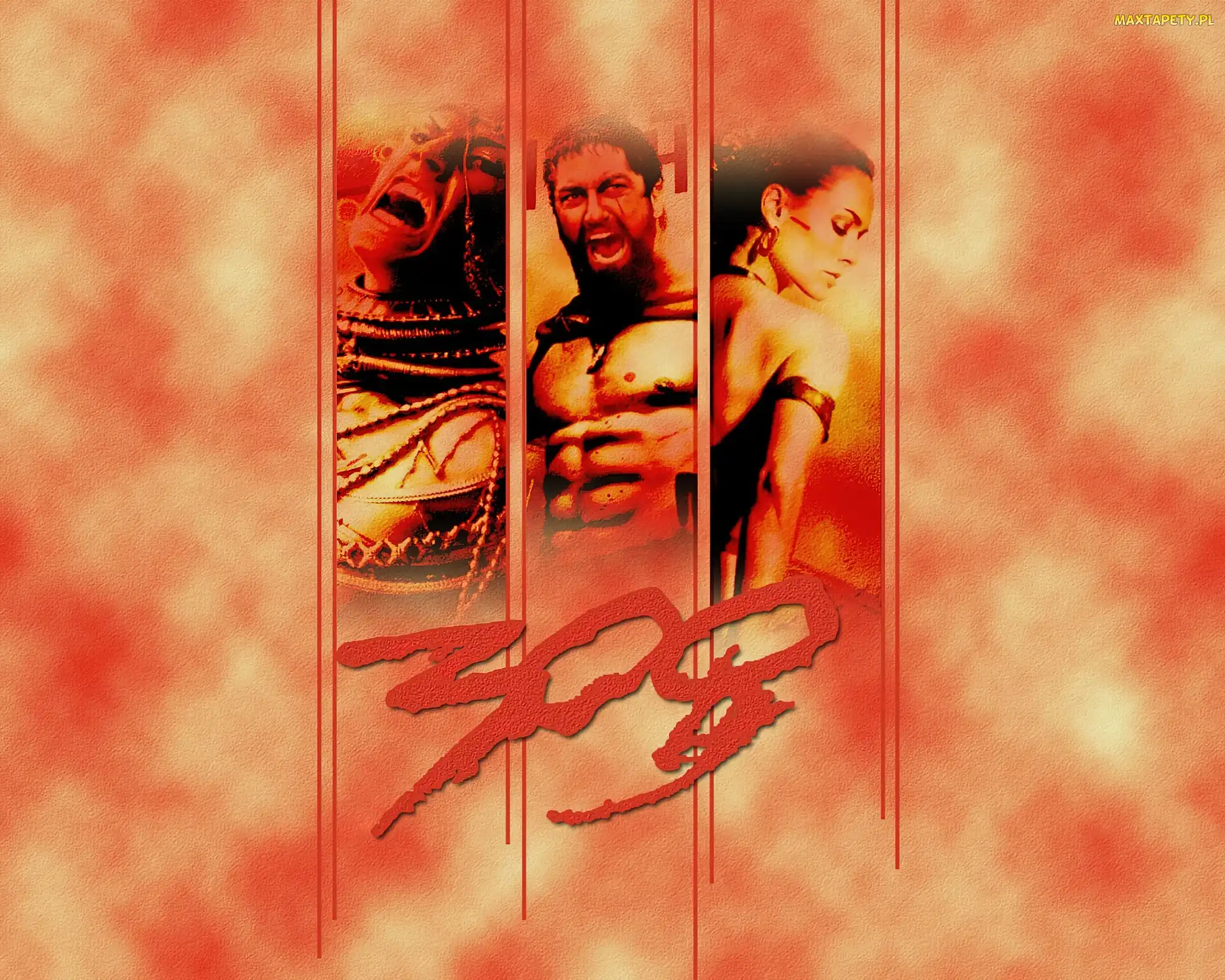 Gerard Butler, Lena Headey, 300