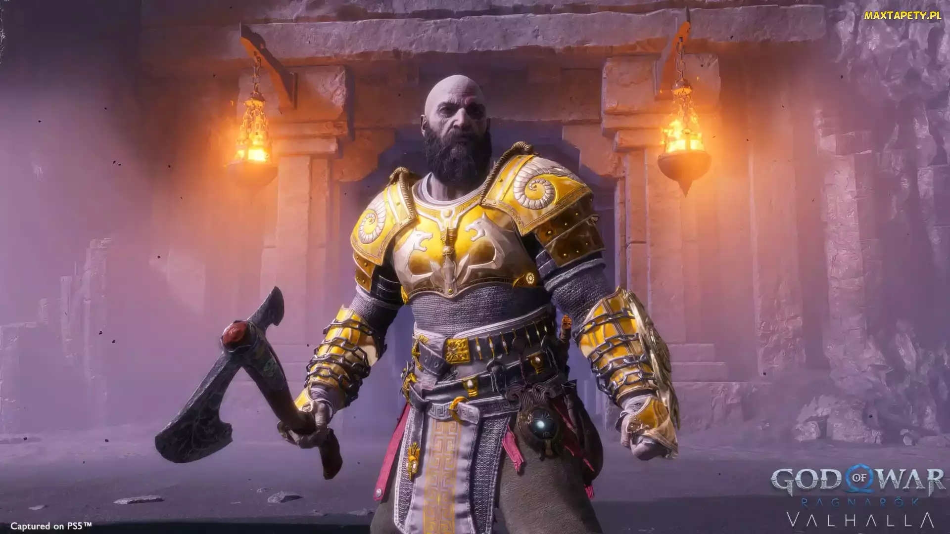 Kratos, God Of War Ragnarok Valhalla, Gra, Siekiera, Postać