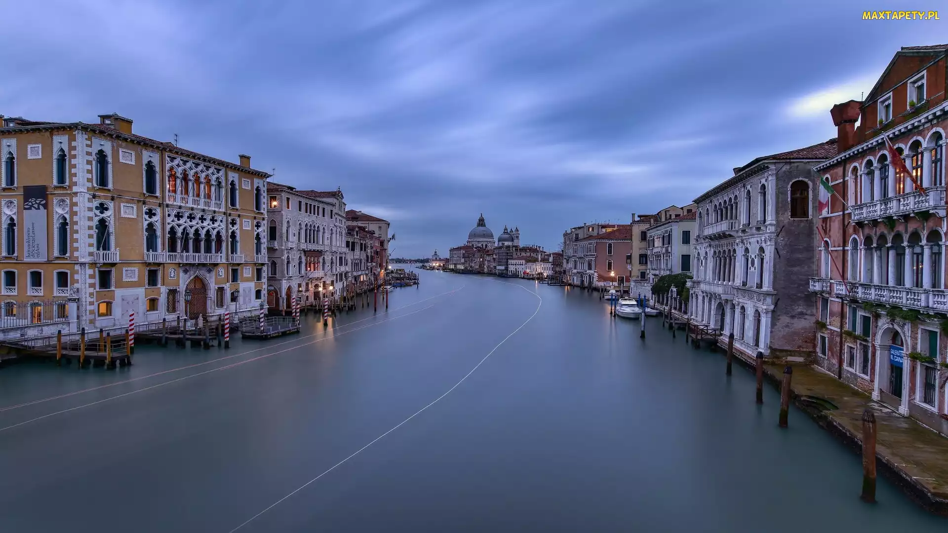Kanał, Włochy, Wenecja, Domy, Canal Grande