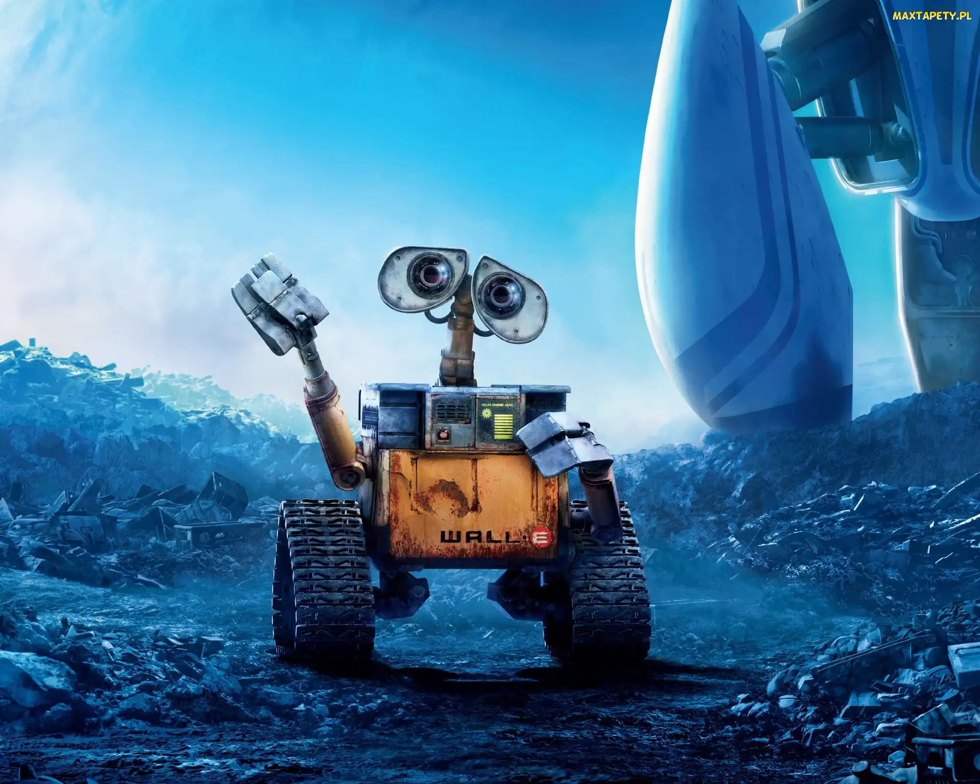 wysypisko, złomu, Wall E