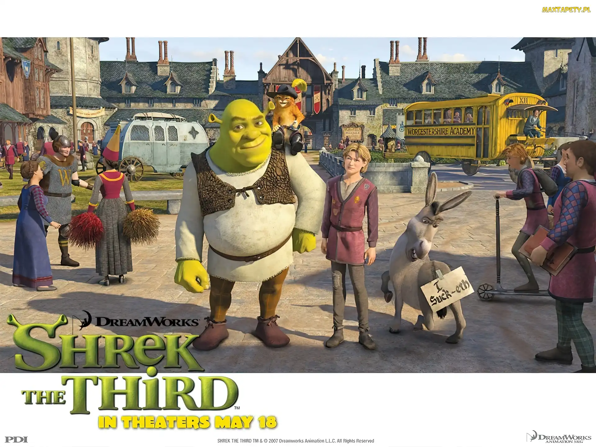 postacie, Shrek 3, miasto