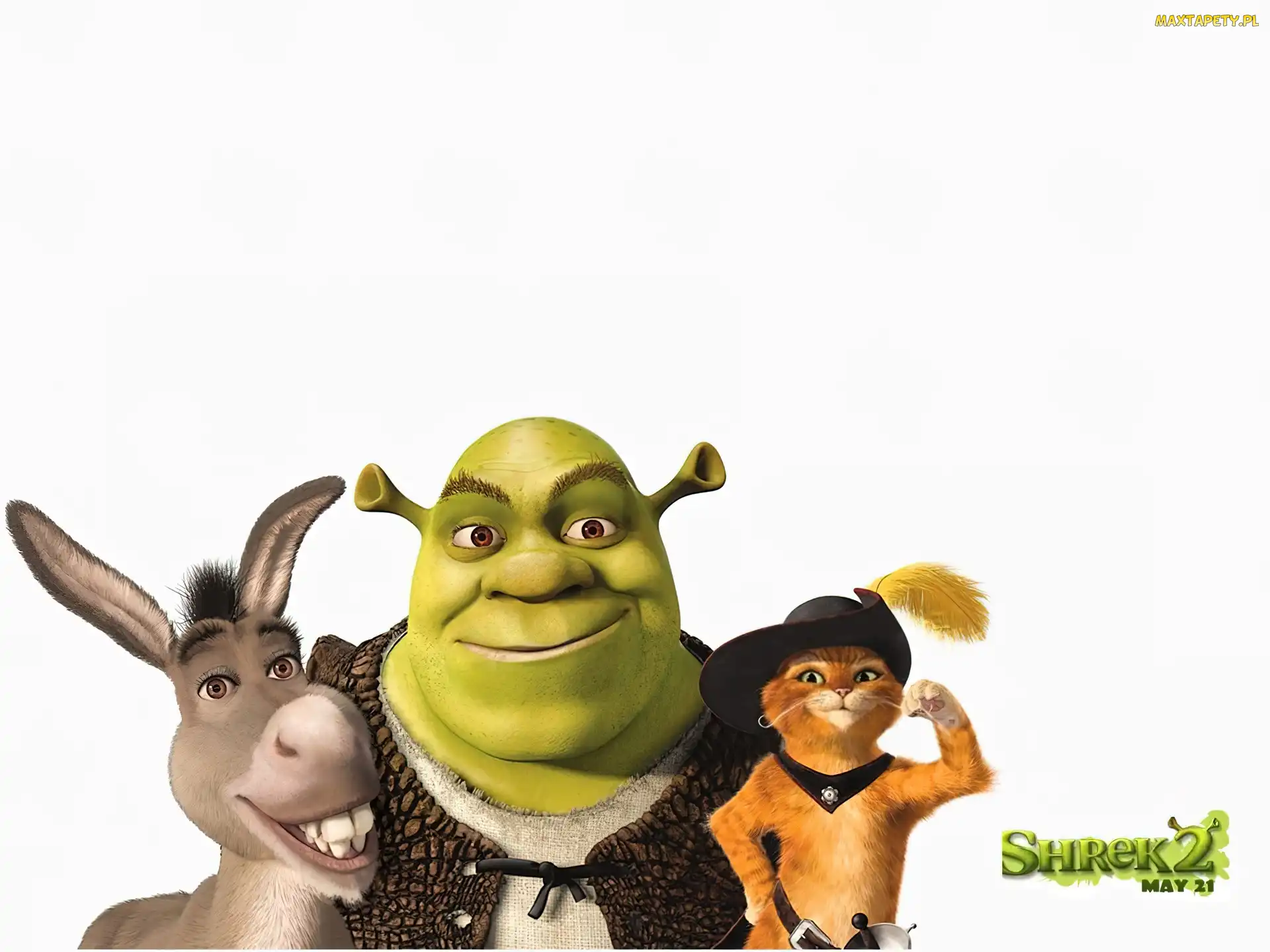 Shrek 2, kot, Shrek, osioł