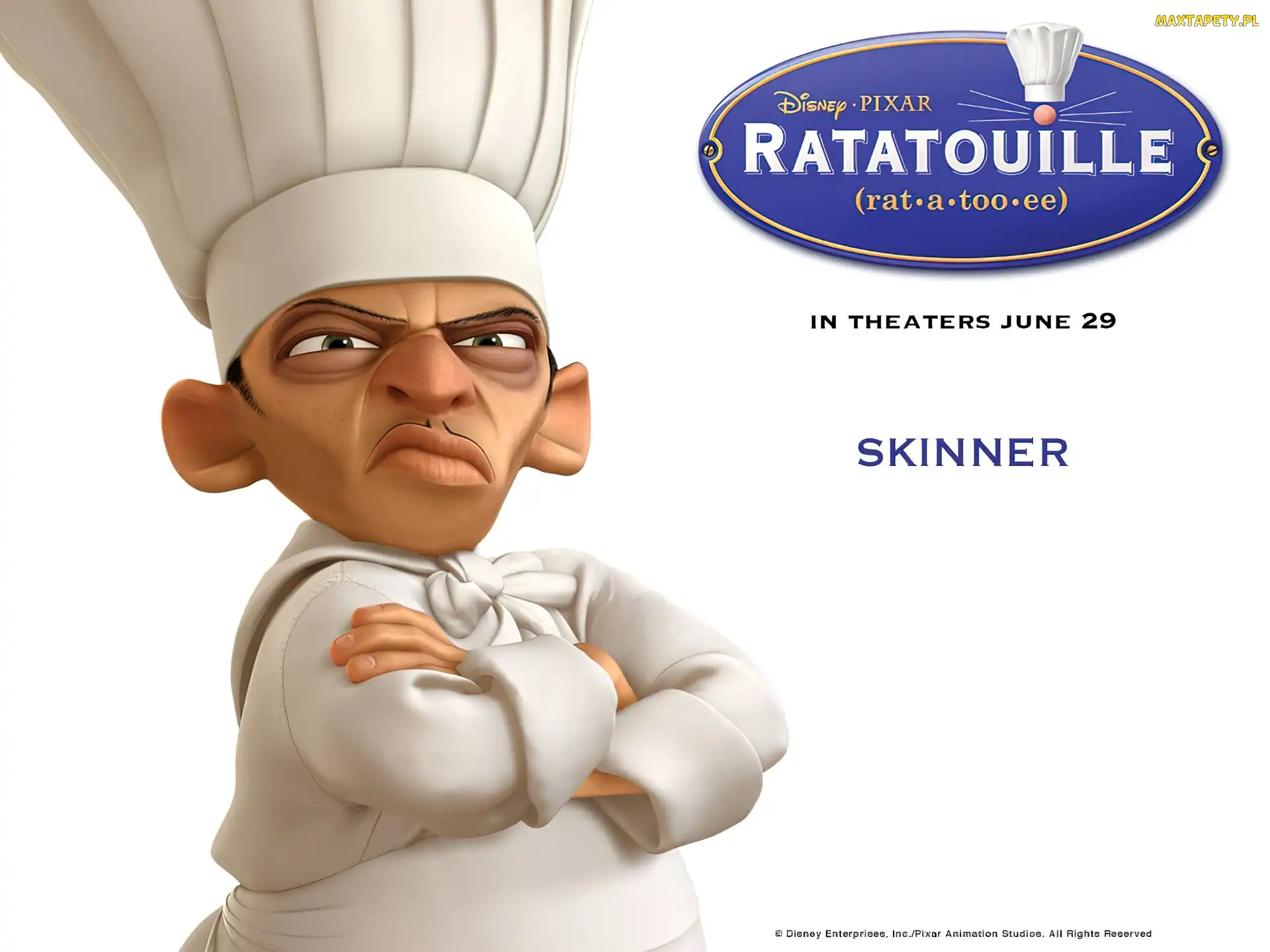 Ratatouille, Ratatuj, Skinner, kucharz