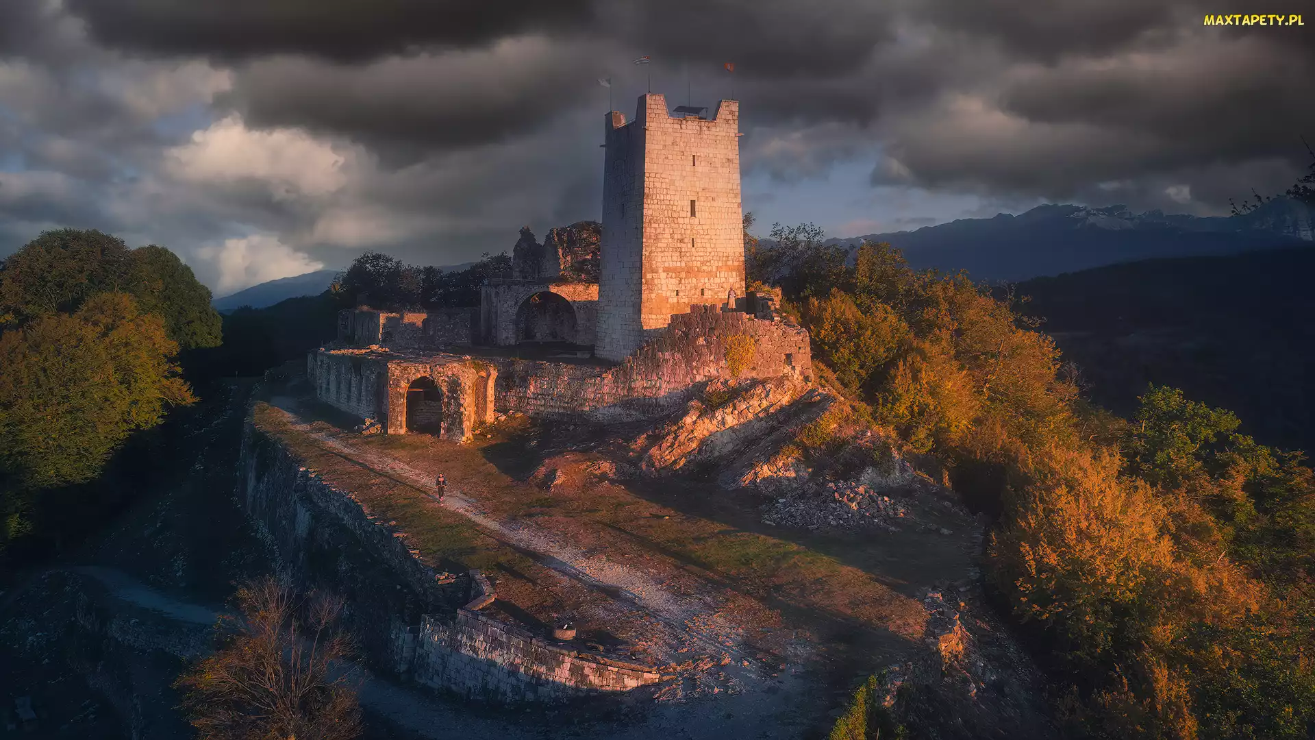 Zamek, Gruzja, Anacopia Fortress, Cytadela, Ruiny