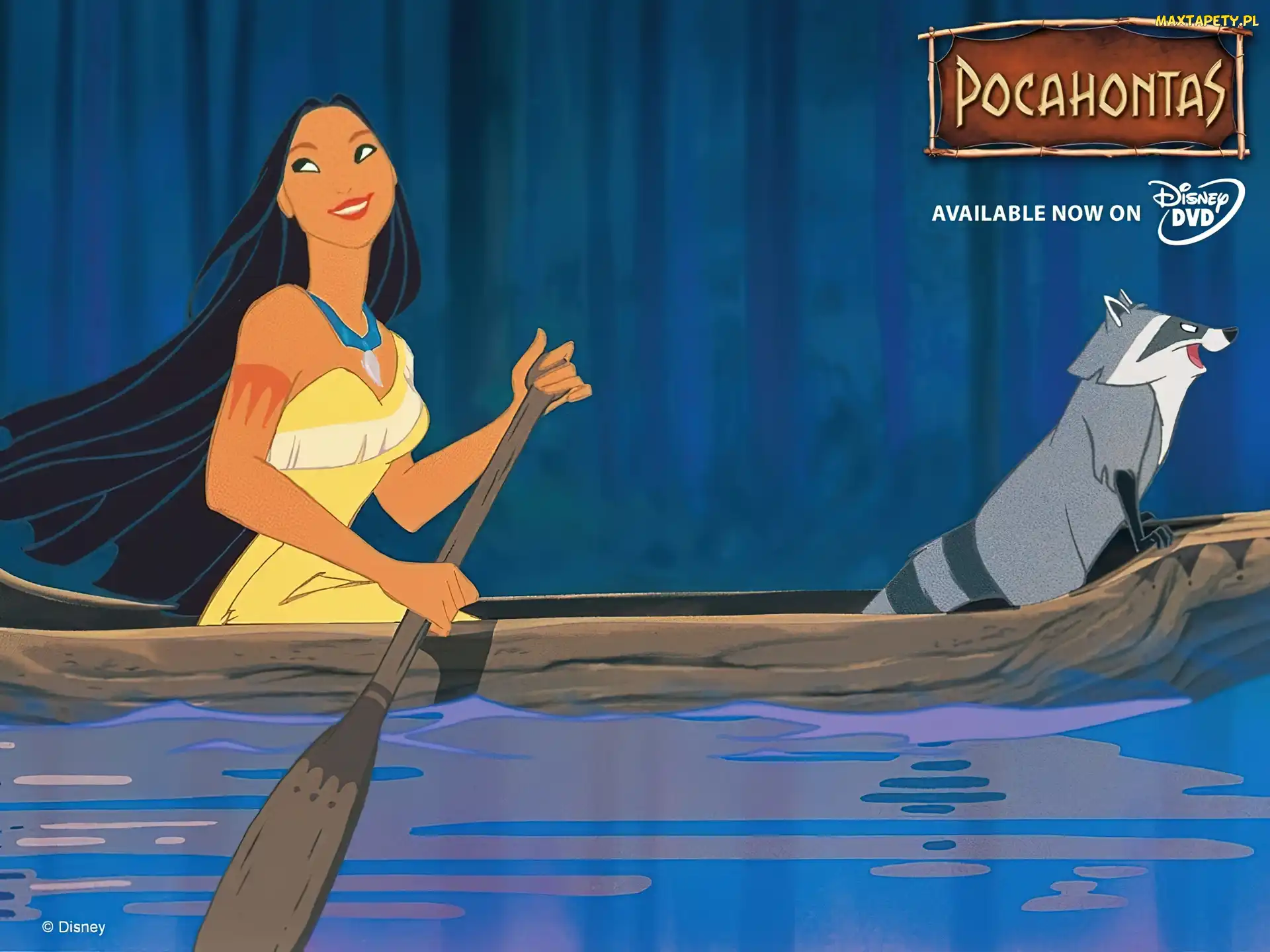 kajak, szop, Pocahontas
