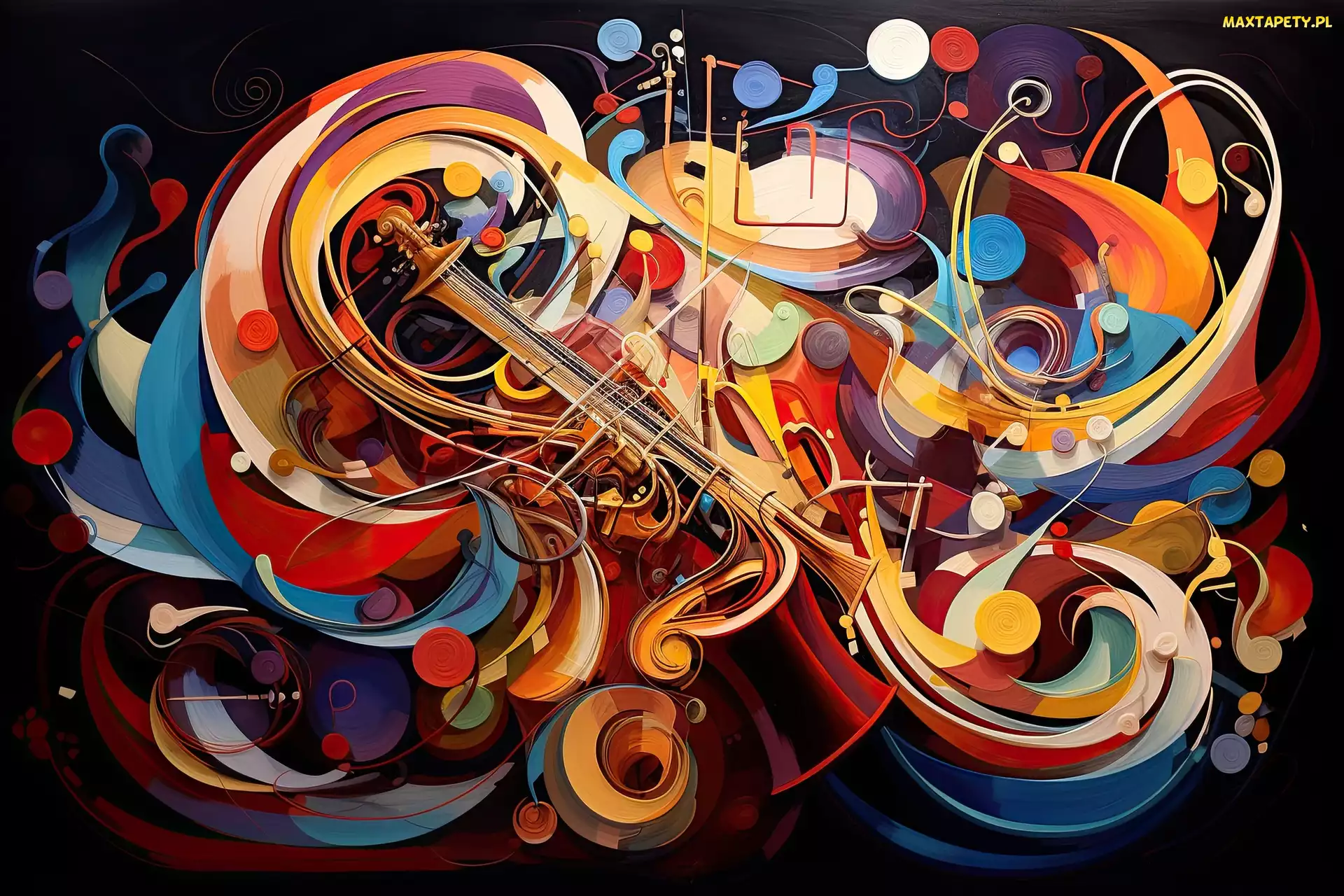 Kolorowe, Abstrakcja, Instrumenty