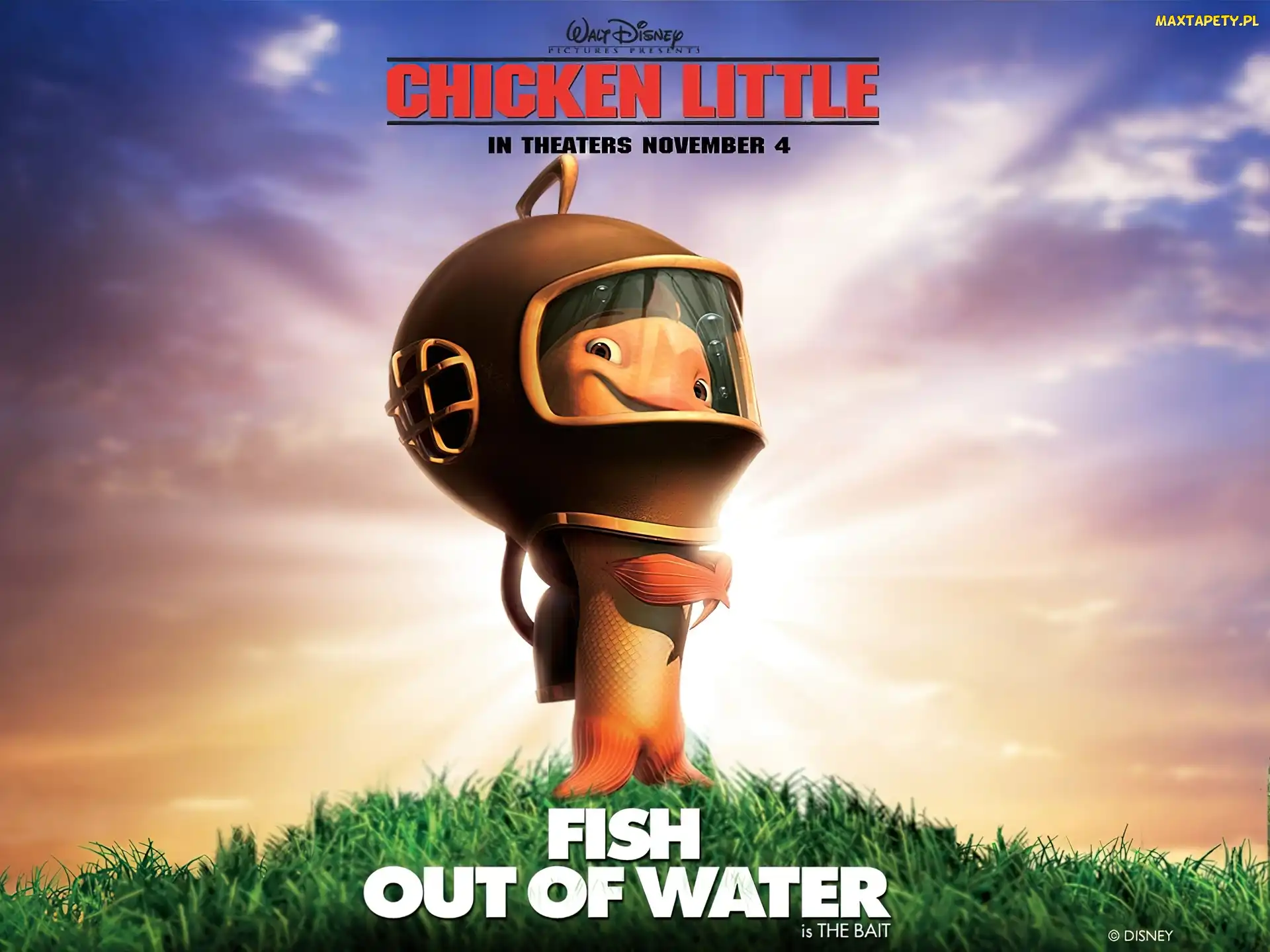 Kurczak Mały, Chicken little, ryba