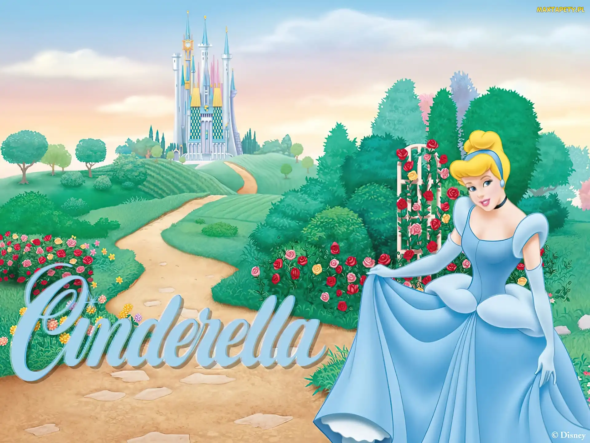 Film animowany, zamek, Cinderella, Kopciuszek